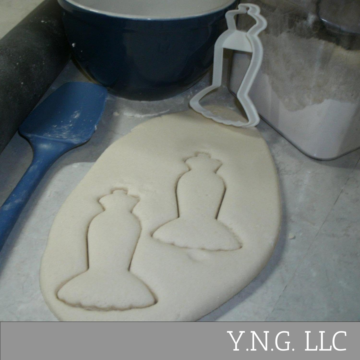 Mermaid Style Trumpet Wedding Dress Outline Cookie Cutter Made In Usa Pr2519