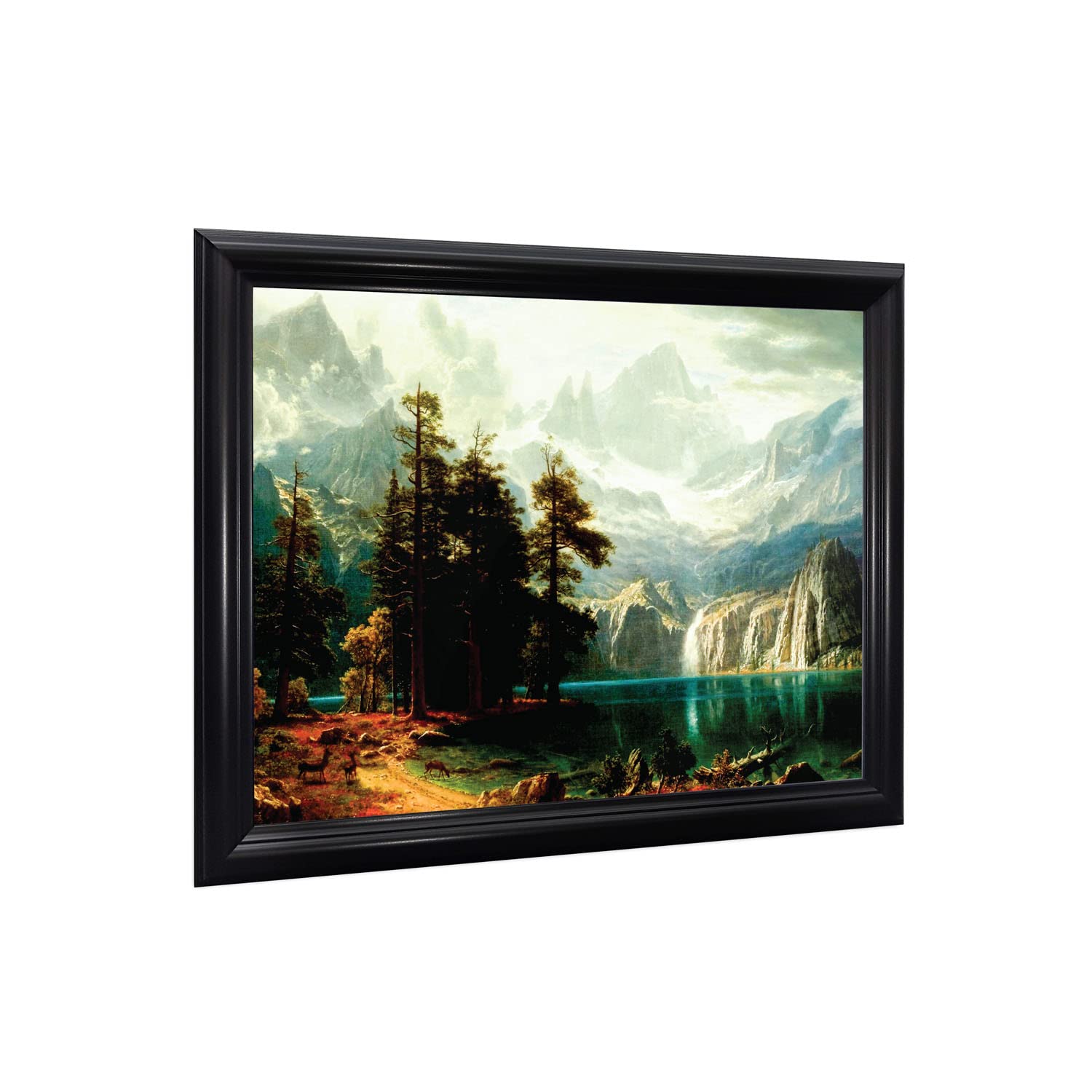 Crossroads Home Dcor Albert Bierstadt Sierra Nevada In California, World Famous Wall Art Collection, Framed Bierstadt Prints, We