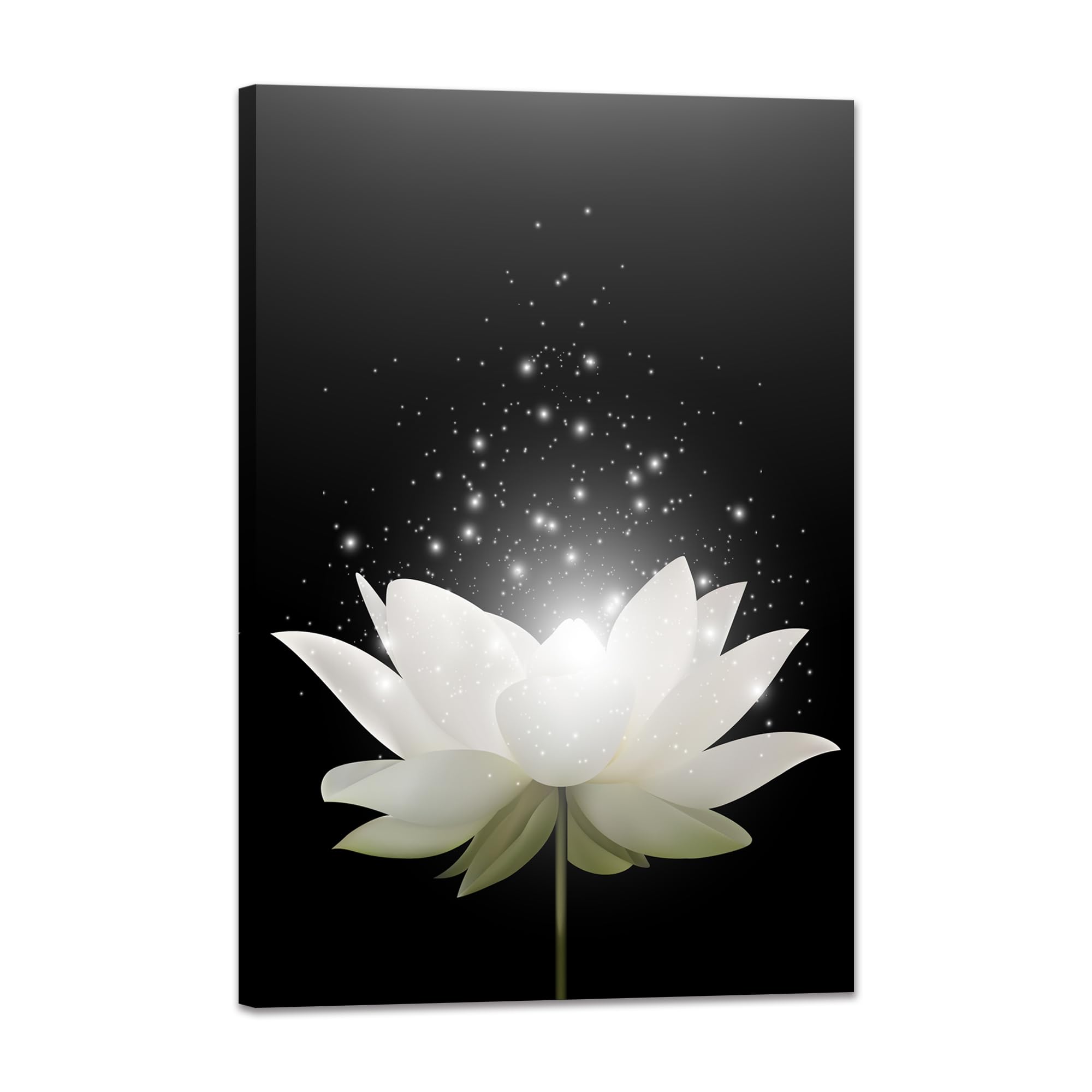 Lotus Flower Canvas Prints Wall Art Floral Blossom Pictures For Modern Wall Decor Artwork Spirtual Meditation Prints On Canvas W
