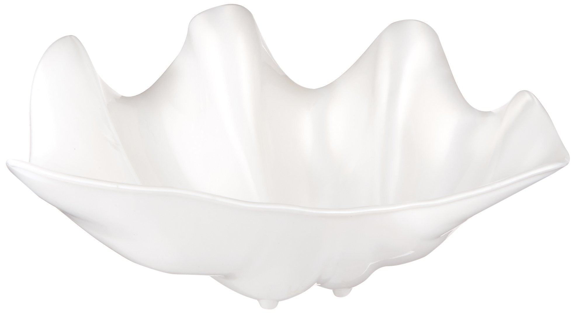 Winco Psbw-5W Shell Bowls, 5-Quart, Pearl,White,Medium
