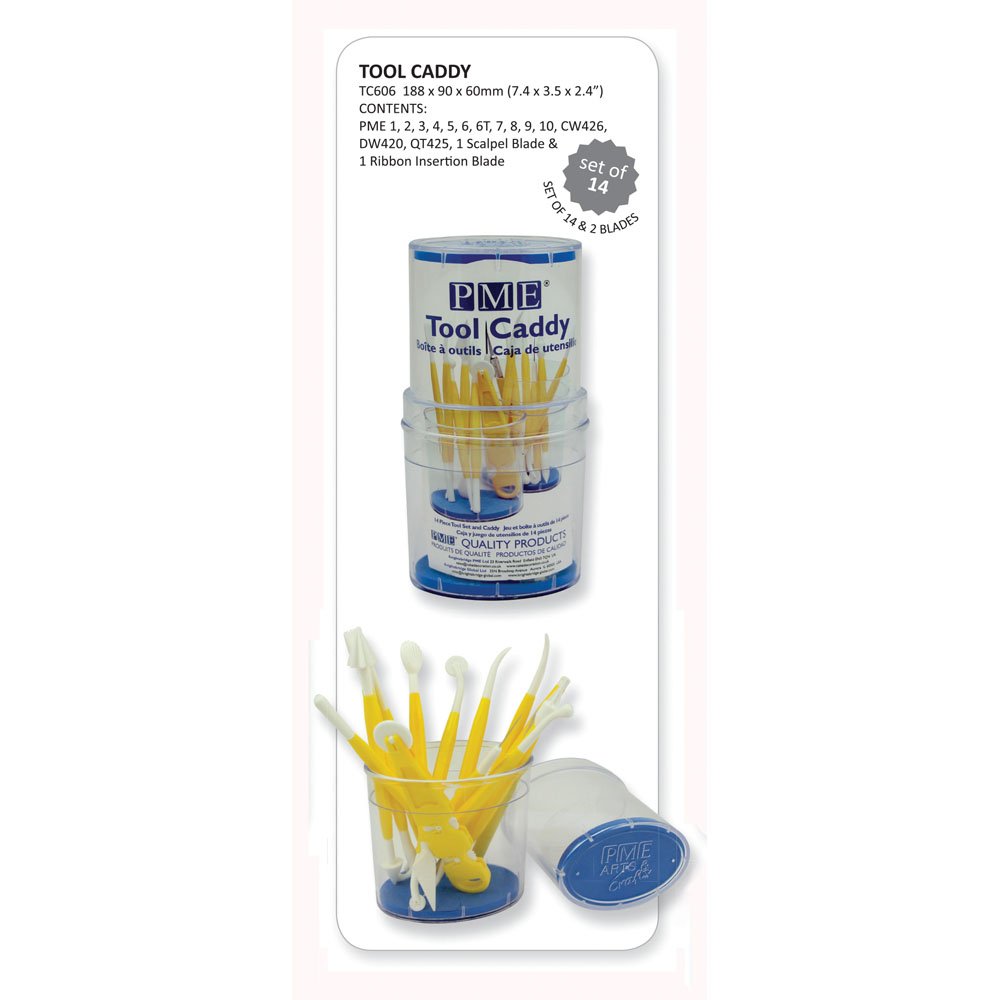 Pme Tool Caddy, For Cake Decorating, Set Of 14