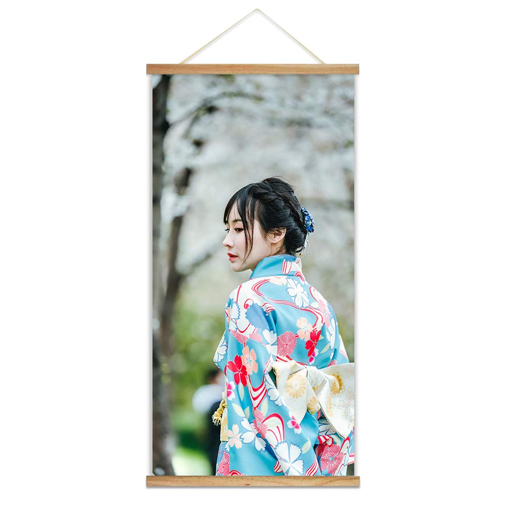 Bestdeal Depot Poster Hanger Frame With Your Photos, Custom Poster Prints Wall Art For Living Room, Bedroom Wooden Framed Magnet