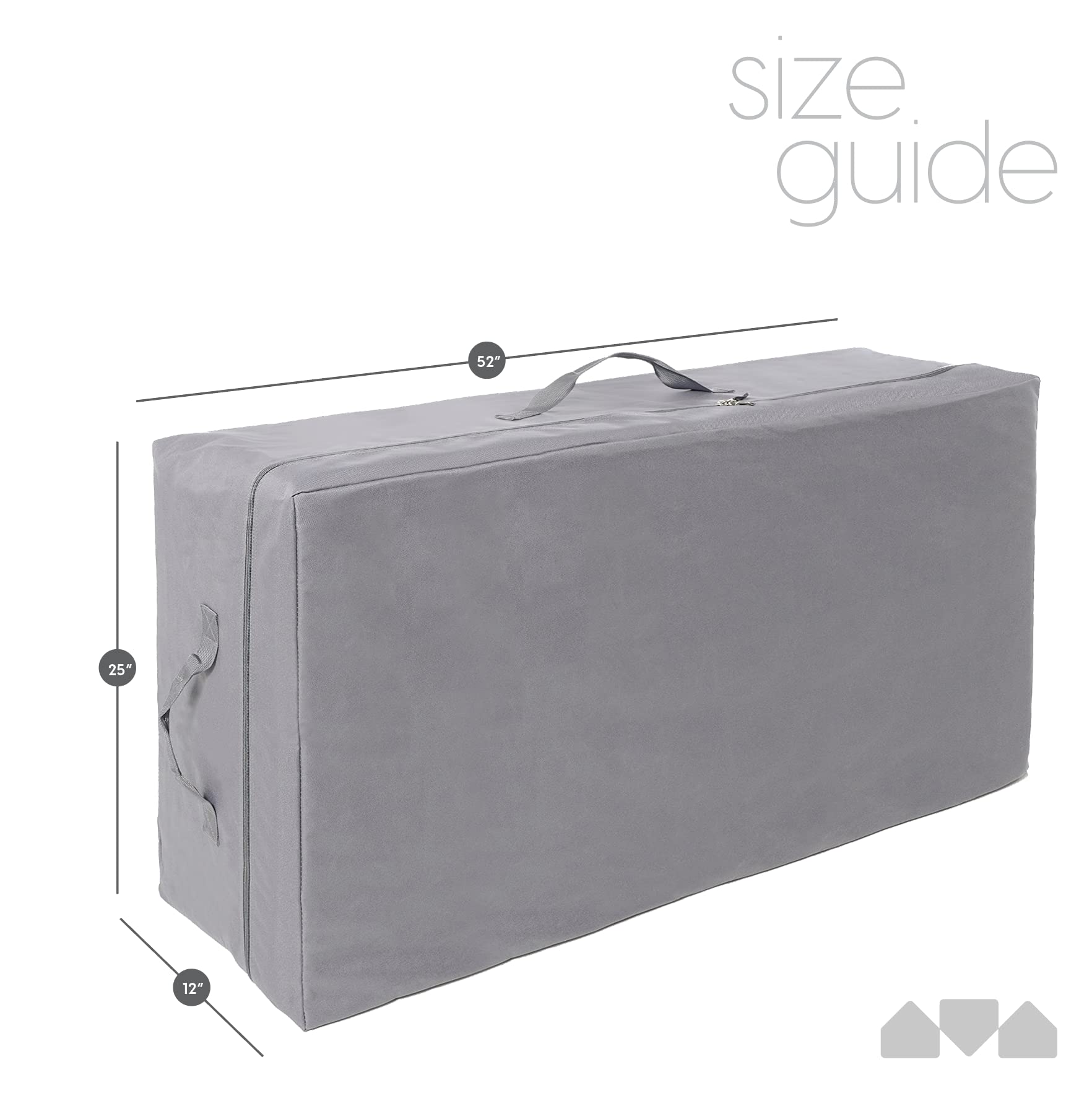 Milliard Carry Case 4 Inch Full Tri-Fold Mattress (Does Not Fit 6 Inch)