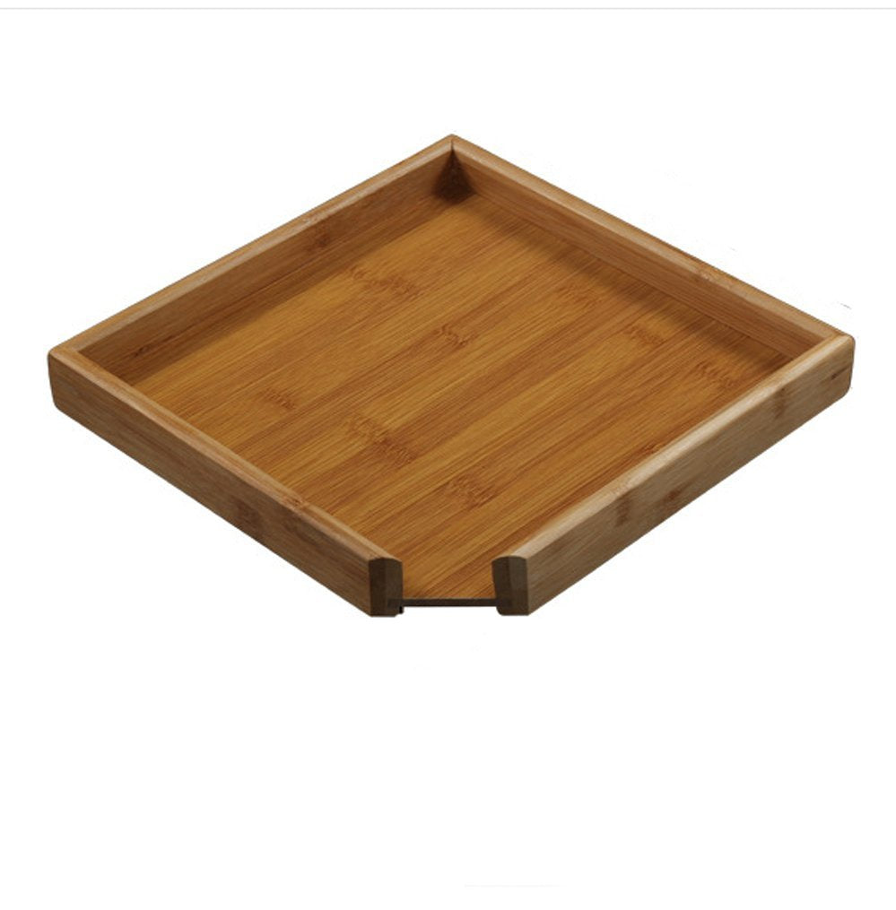 Puer Tea Box Pallet - Pu-Erh Cake Essential Tool Pu'Er Tea Cake Brick Breaking Tray Bamboo Case - Eco-Friendly Tea Set Square Pu