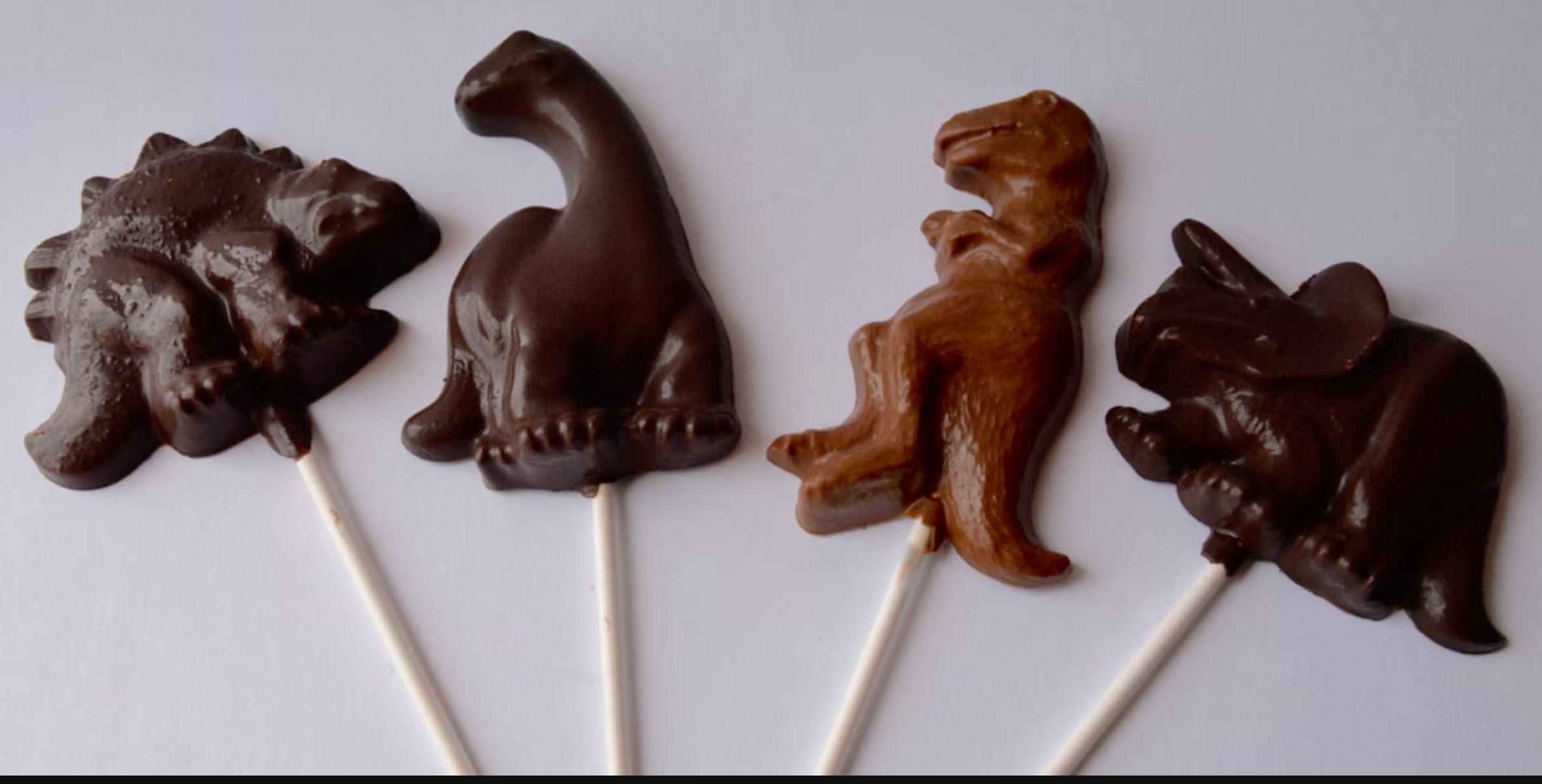 Dinosaur Assortment Lollipop Chocolate Candy Mold 291