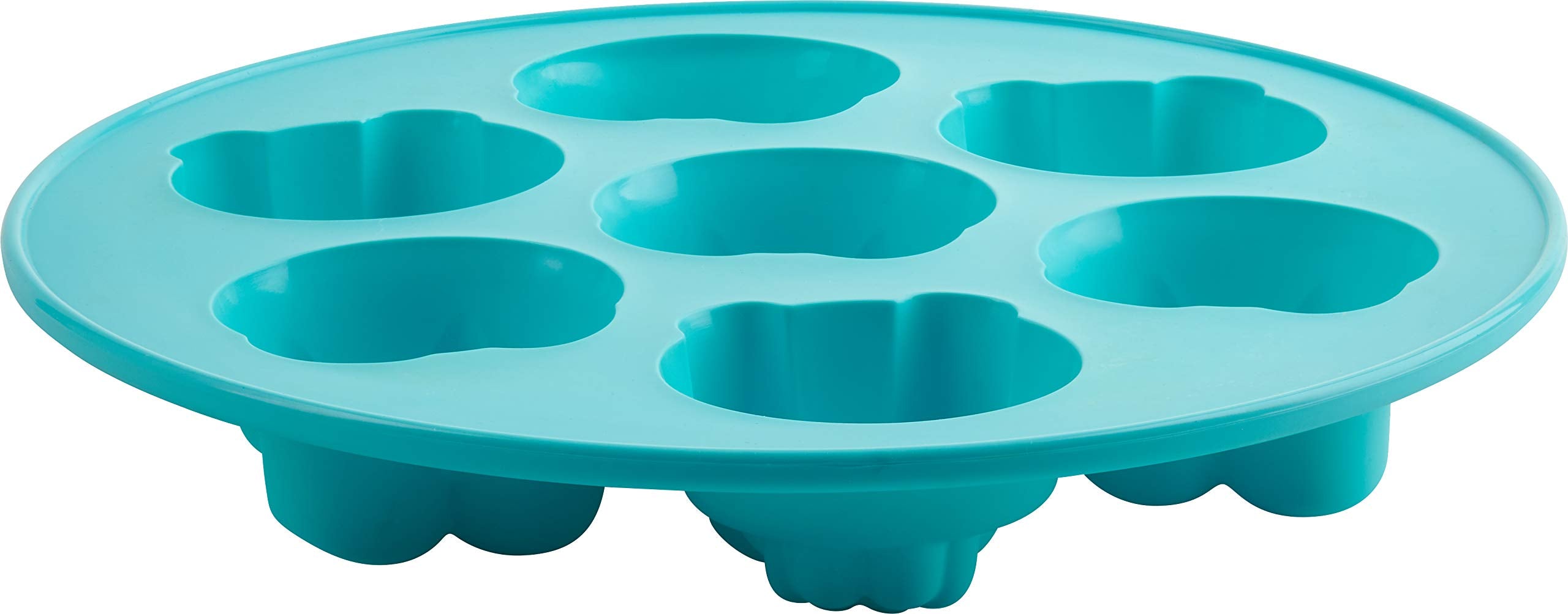 Trudeau Bakeware Cookie Pan Bunnies, 9-Inch, Aqua