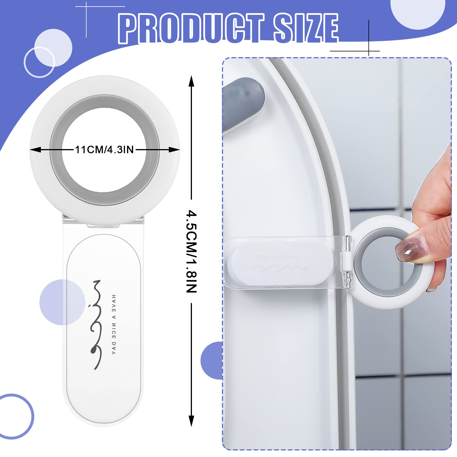 4 Pcs Toilet Lid Handle Lifter Toilet Seat Lifter Toilet Seat Lifter Handle Adhesive Toilet Cover Lift Tool For Bathroom Hotel H