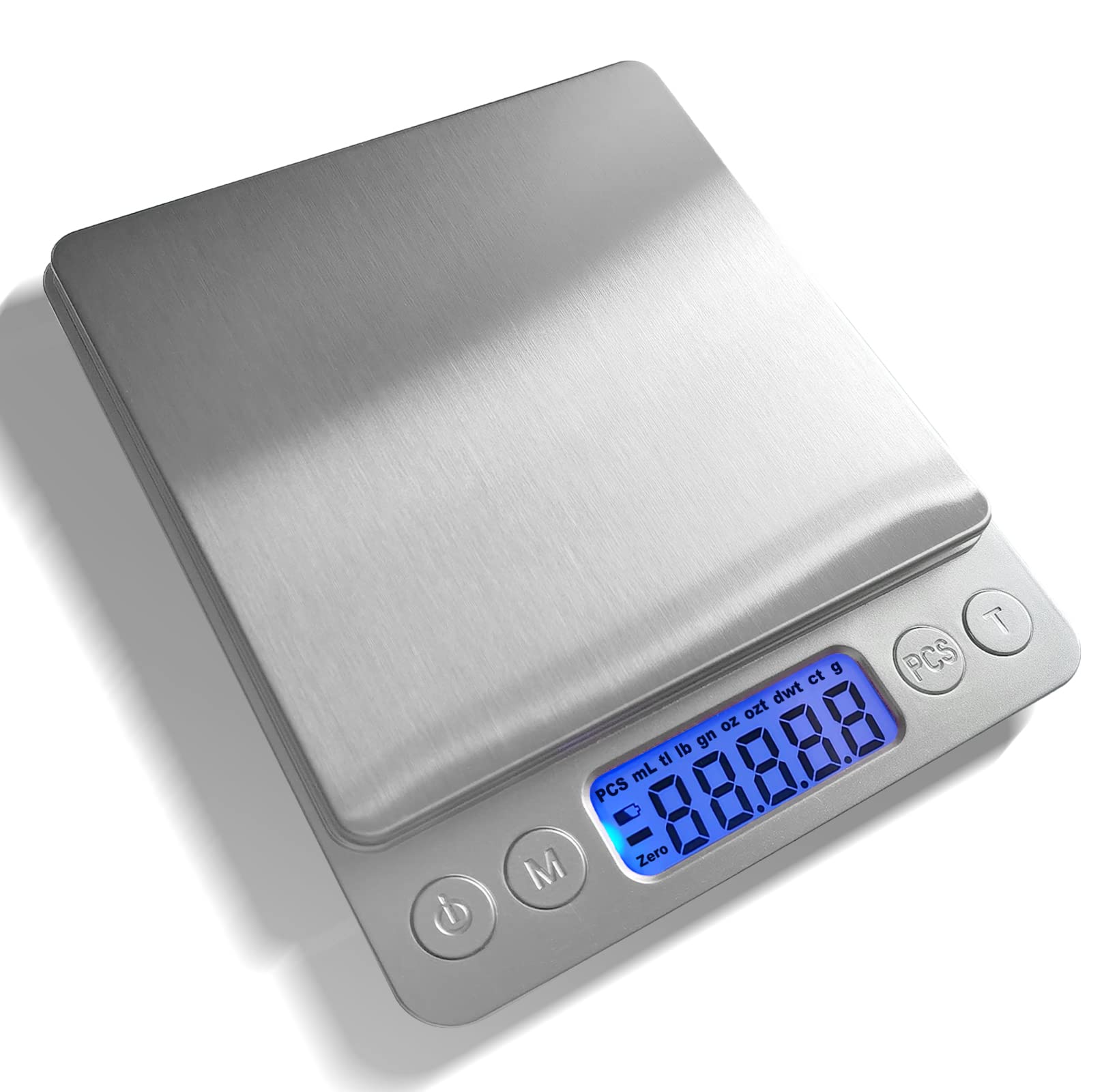 Joeaa Food Scale Digital Weight Grams And Ounces, 0.001Oz/0.01G 500G Kitchen Scale For Food With Backlight Lcd Display, Tare, 9