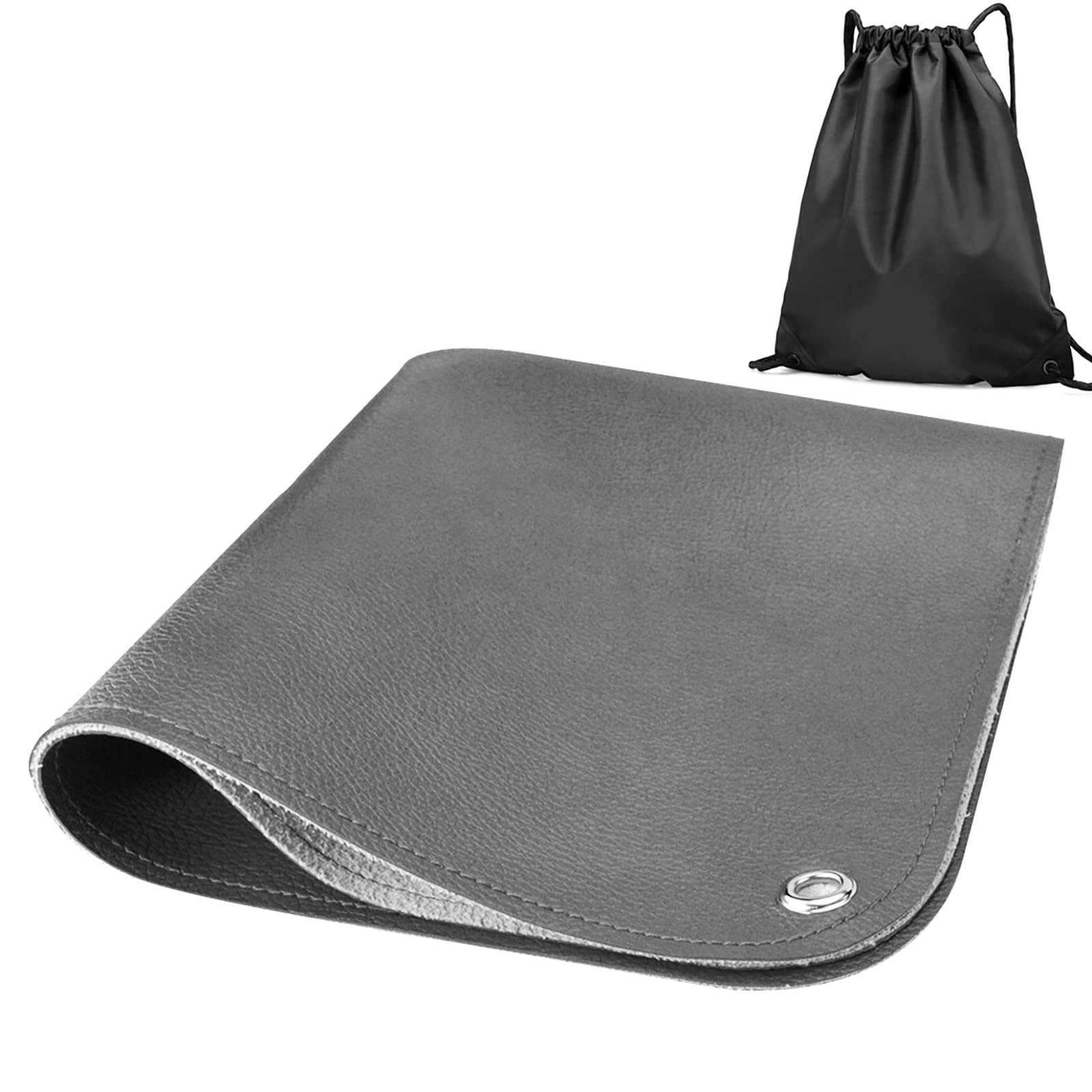 Linkidea Vegan Leather Splat Mat For Under High Chair Floor Protector (54 '' L X 54 '' W)