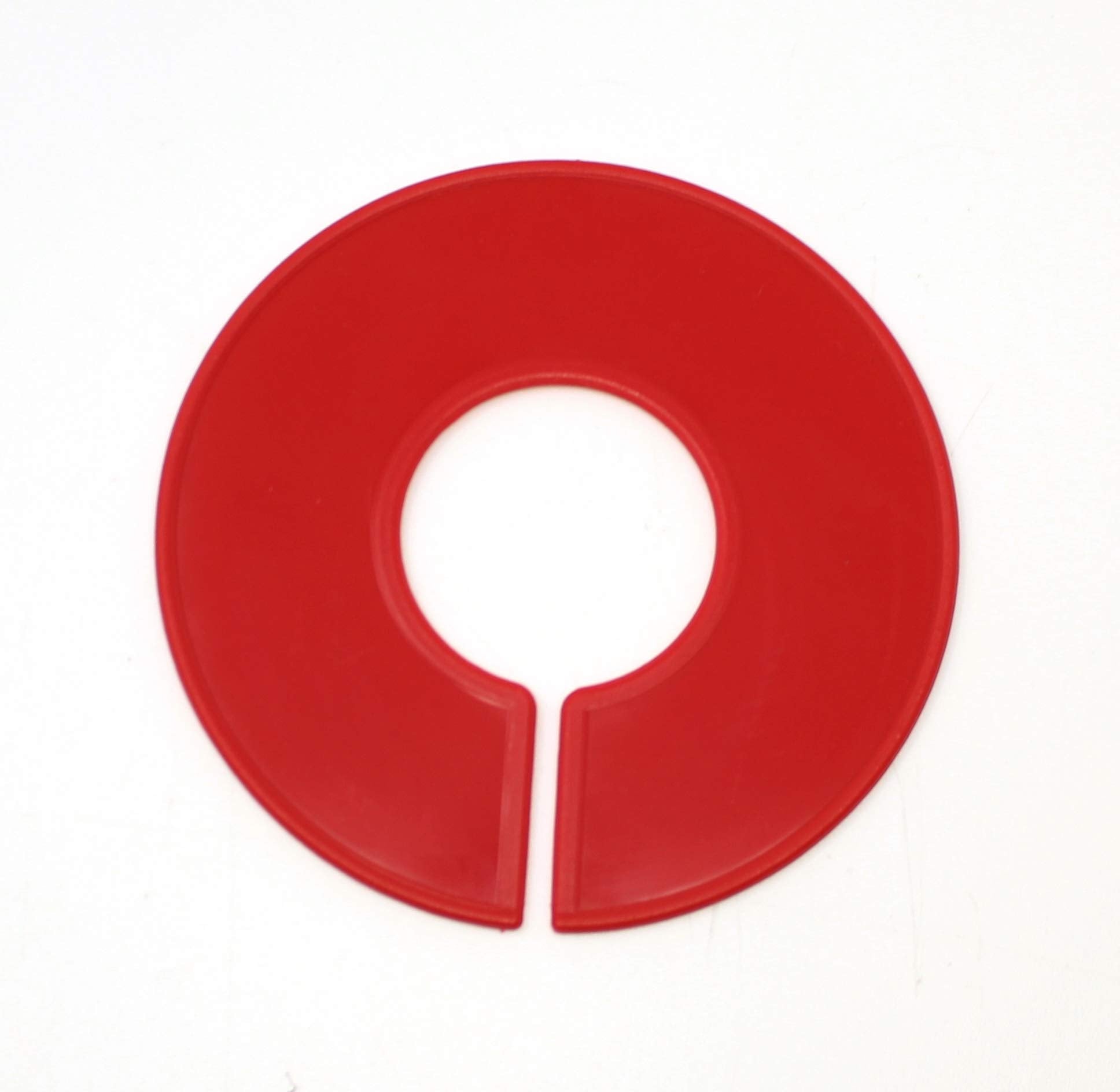 Jsp Manufacturing Red Round Plastic Blank Rack Size Dividers - Multi-Pack (200)