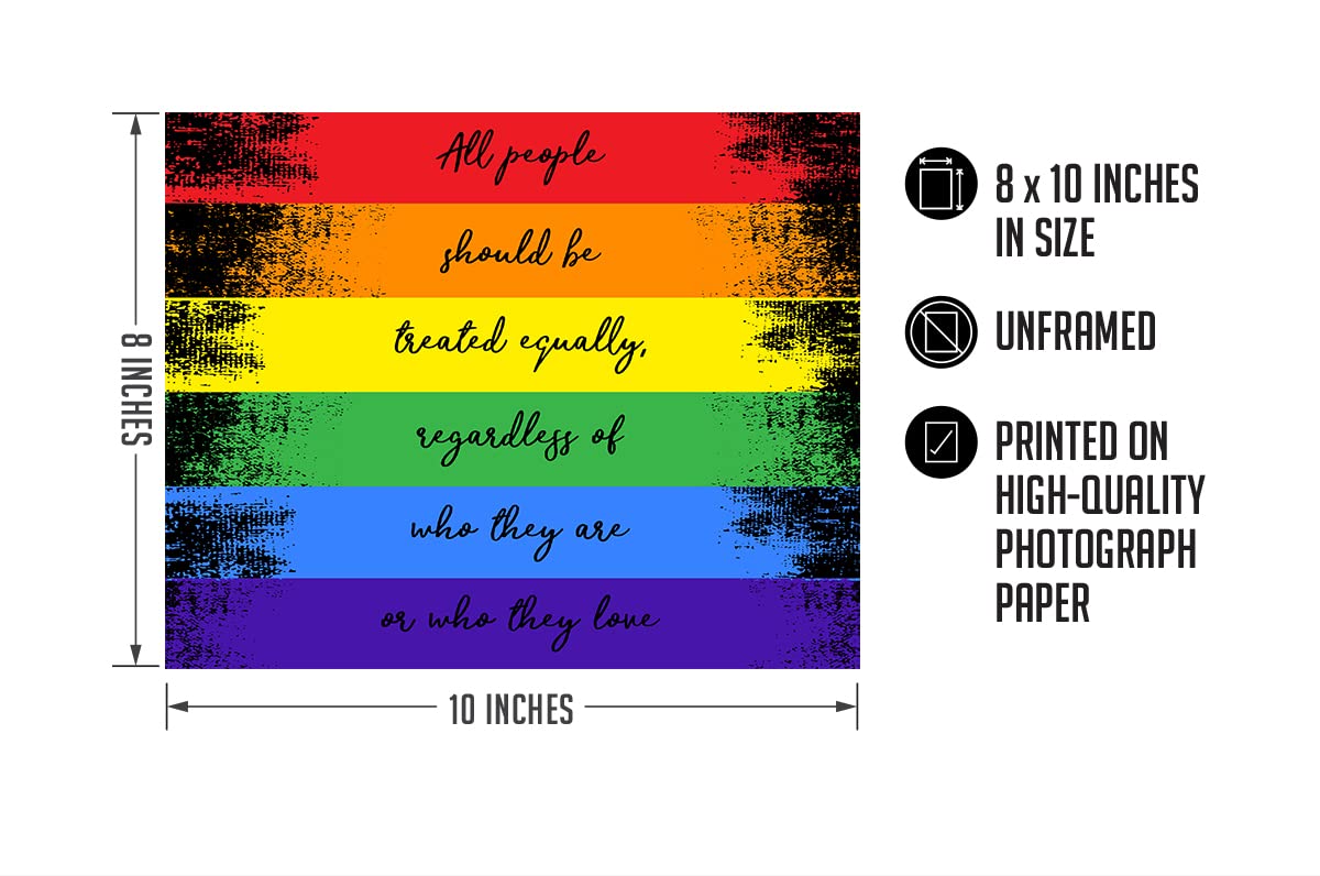 Lgbtq Accessories Wall Art - Lgbtq Rights - Gay Pride Poster, Print Or Canvas - Lgbtq Pride Gifts - Gay Pride Signs - Lgbtq Deco