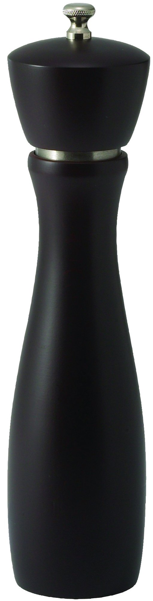 Winco 10'' Modern Espresso Finish Maestro Pepper Mill