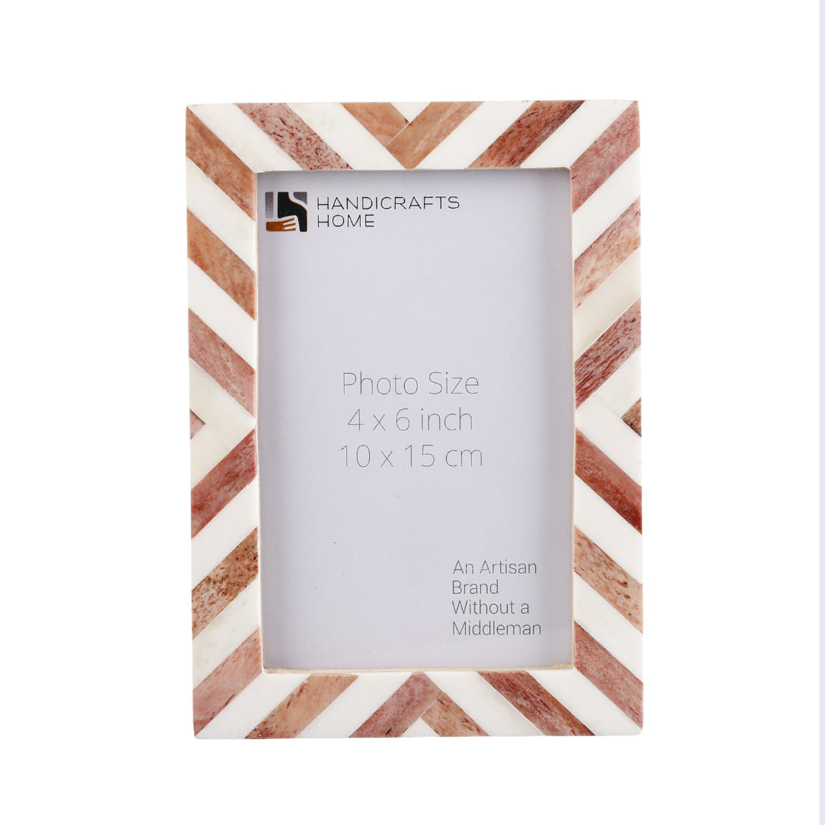 Handicrafts Home 4x6 Chevron Pattern Inspired Picture Frame - 4x6 Fram ...