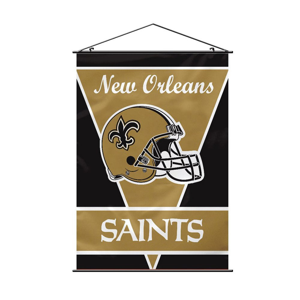 Fremont Die NFL New Orleans Saints Wall Banner, 28 x 40, 28 x 40, Team Colors