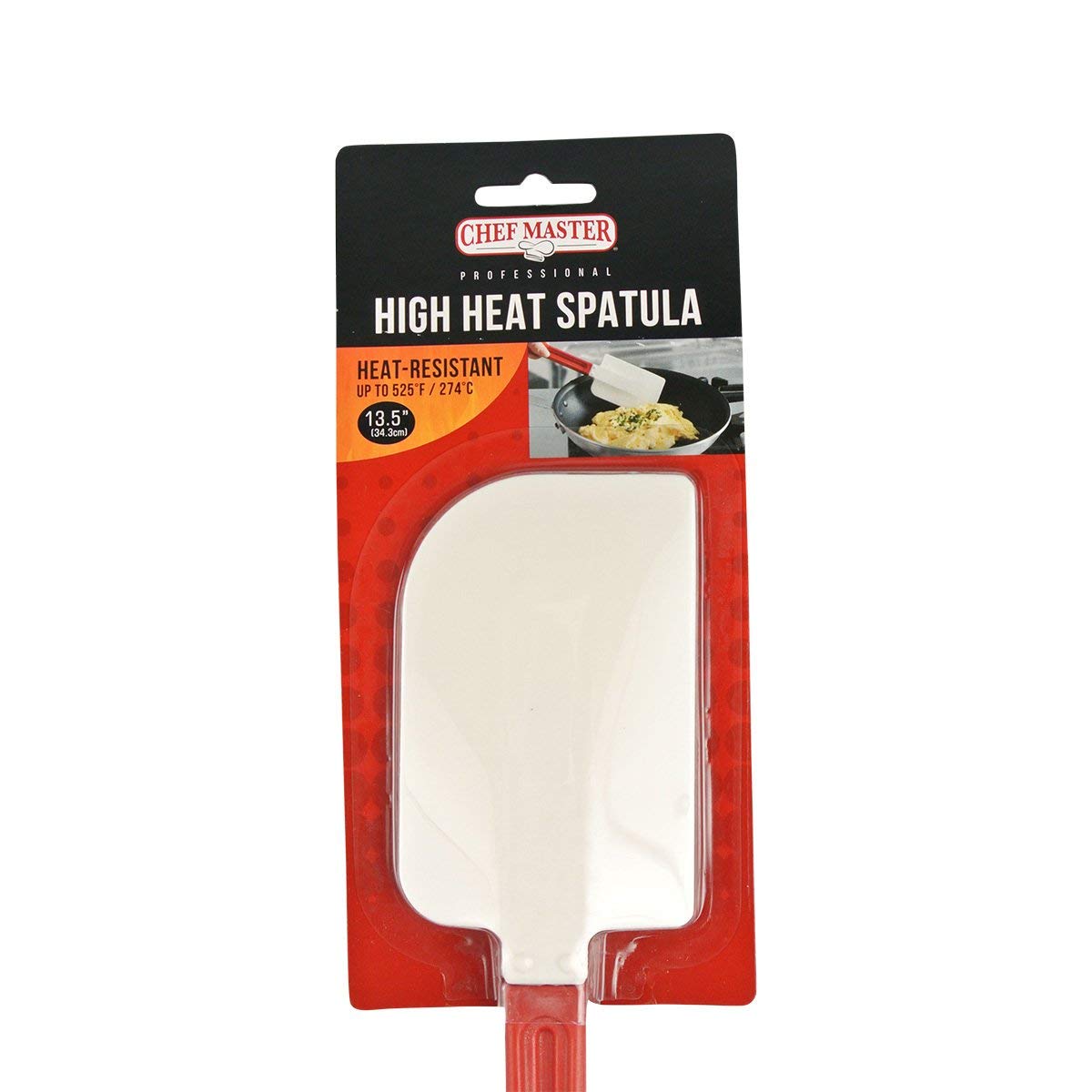 Chef-Master High Heat Spatula, 13.5'', White