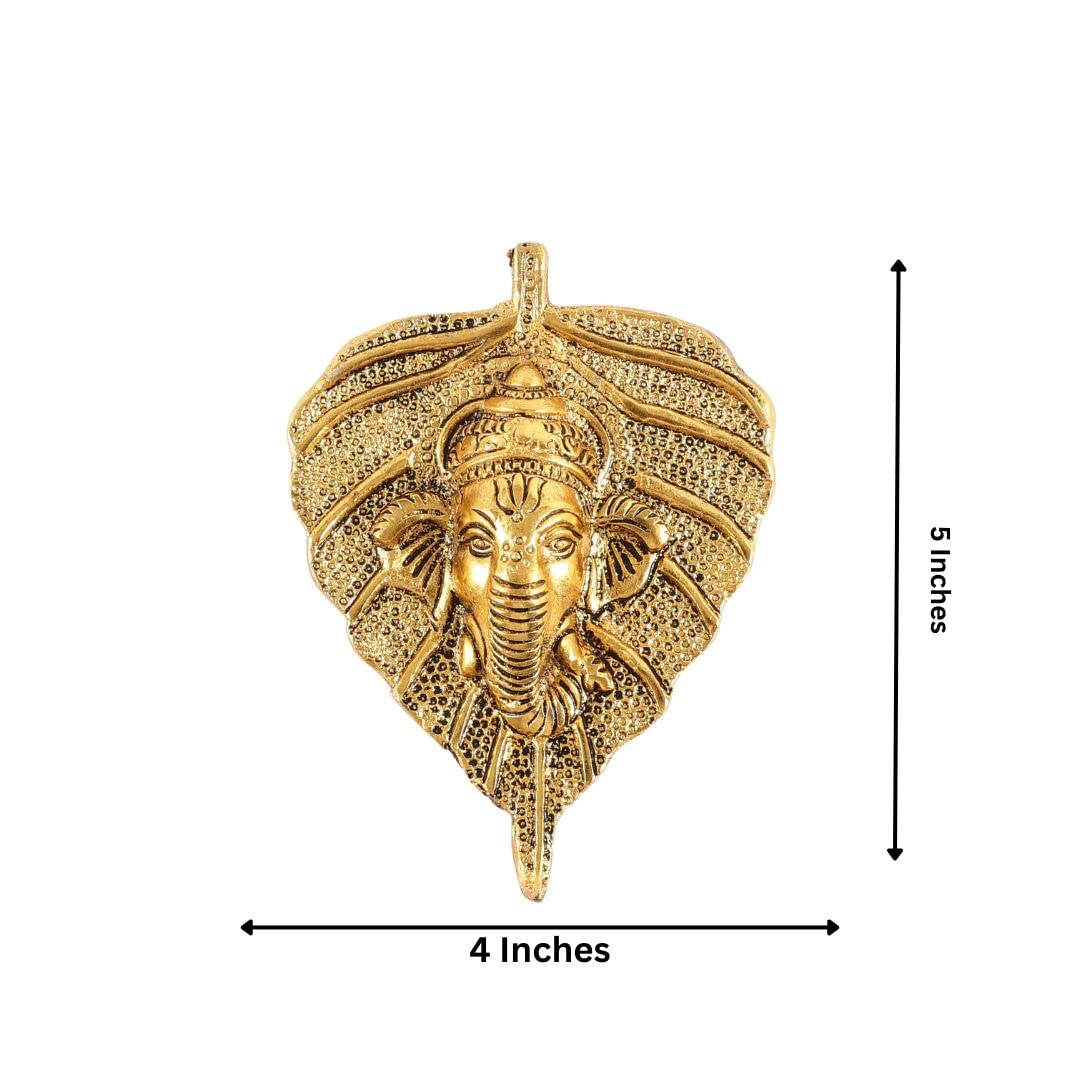 Heyearth Lord Ganesh Wall Hanging For Home Entrance,Ganesha Figurine,Lord Ganesha Idol Statue For Home Temple,Office,Gifts.Ganpa