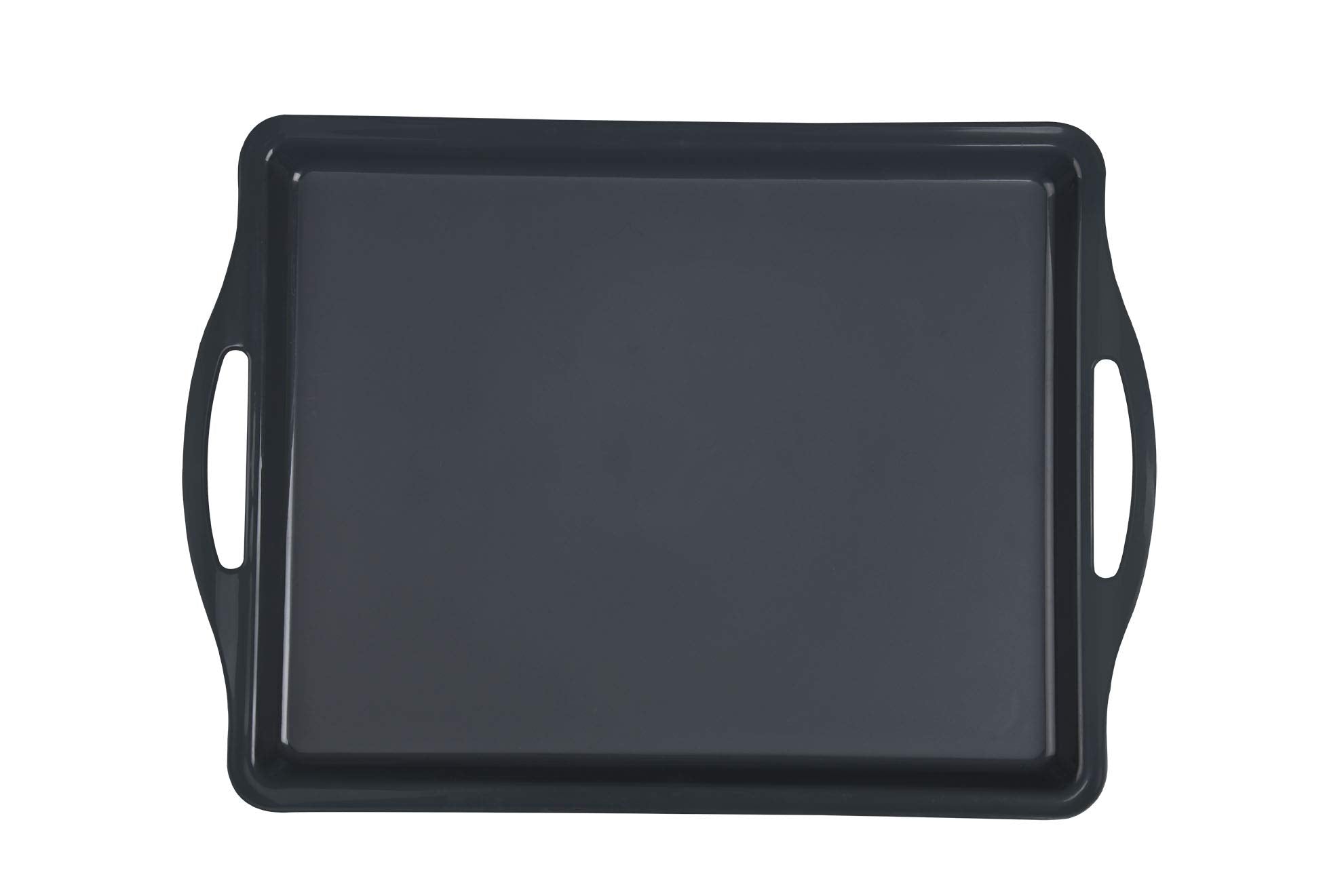 Mintra Home Durable Serving Tray (6Pk, Dark Grey)