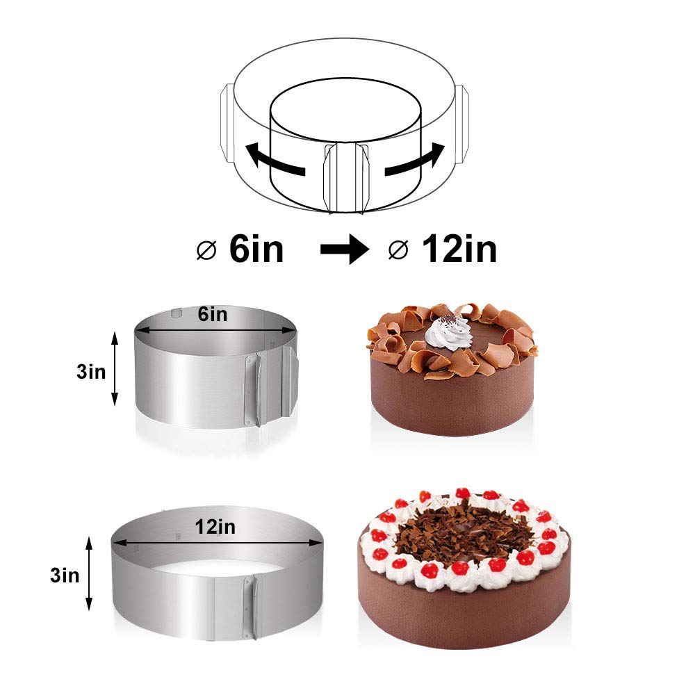 Picowe Cake Collars 5.5 X 394Inch, Cake Ring, Acetate Rolls, Clear Cake Strips, Transparent Cake Rolls, Mousse Cake Acetate Shee