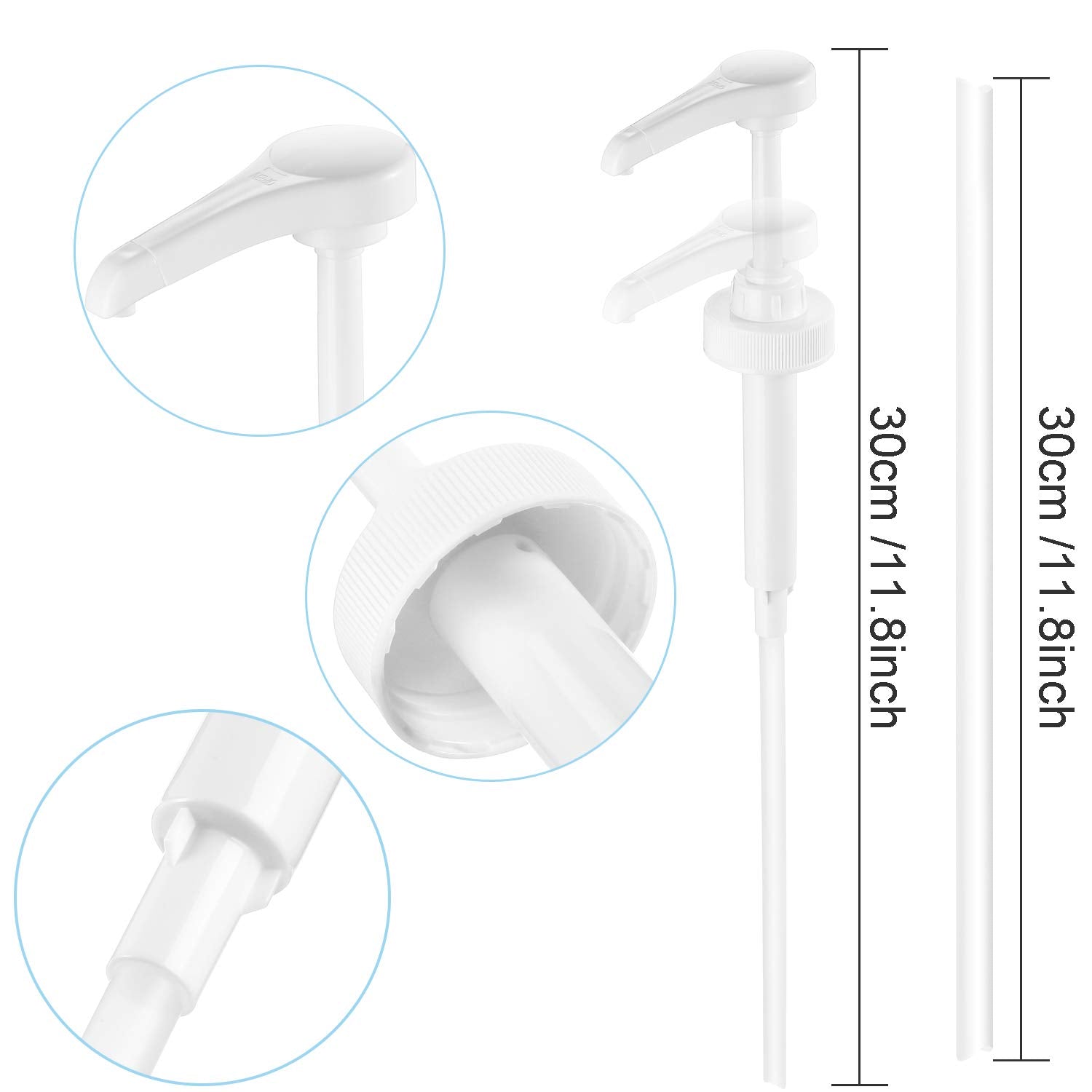 5/8/12 Pcs Plastic Pump Dispenser For Most 1 Gallon (128 Ounce) Containers, 38/400, For 38 Mm Neck Finish Soap/Shampoo/Condition