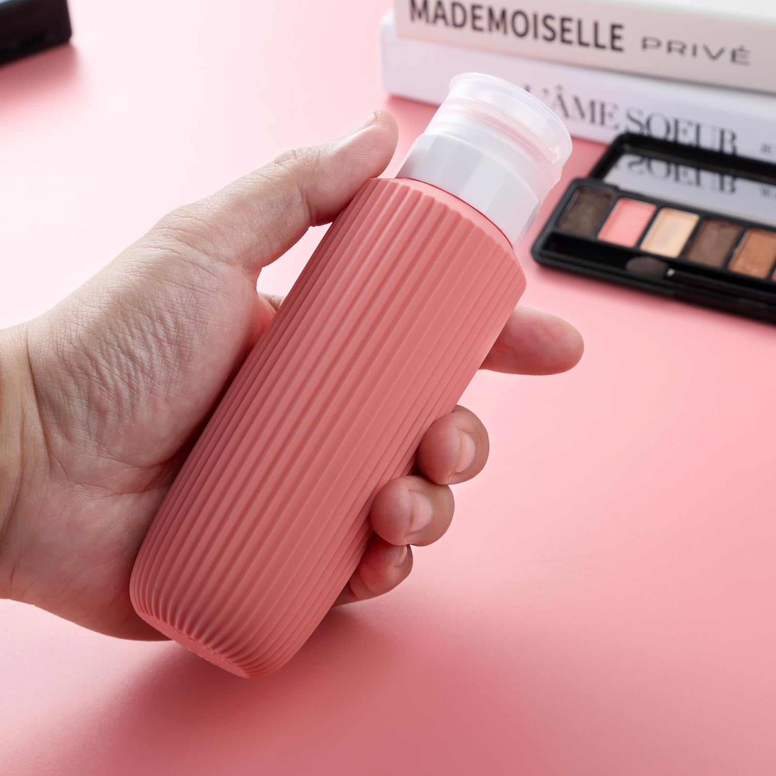 Mrsdry Travel Bottles For Toiletries, Large 6Oz Travel Size Containers, Bpa Free Leak Proof Tubs Refillable Liquid Accessories W