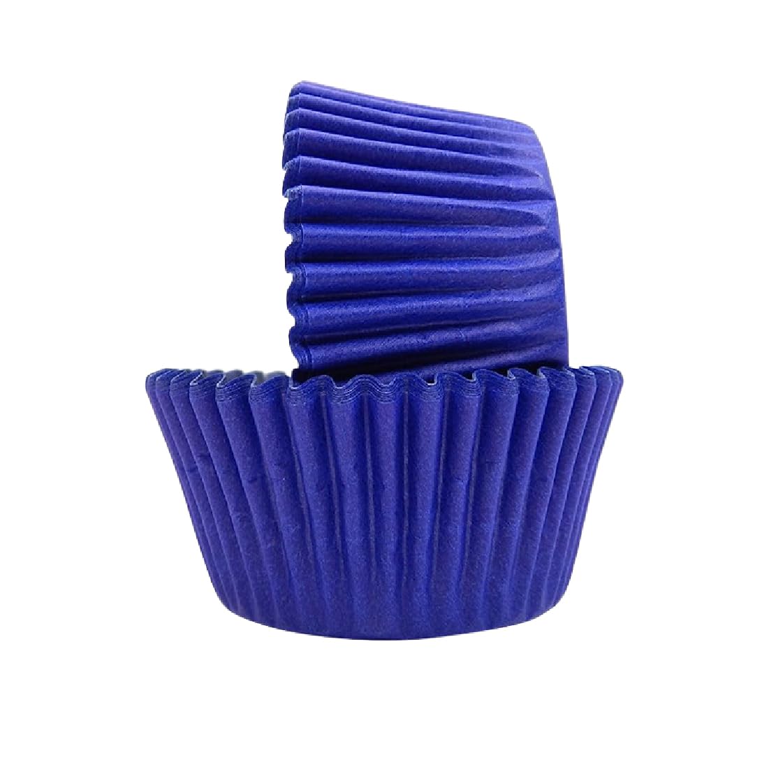 Regency Wraps Greaseproof Professional Grade Standard Baking Cups, Pack of 40, Royal Blue Solid