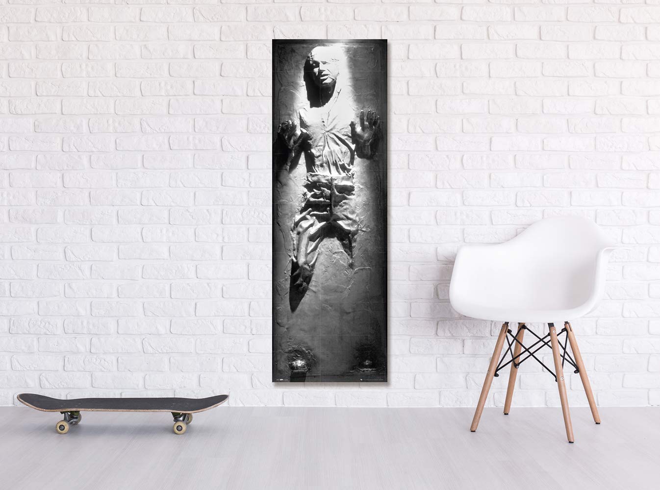 Poster Stop Online Star Wars Episode Vi - Return Of The Jedi - Movie Door Poster/Print (Han Solo In Carbonite) (Size 21'' X 62''