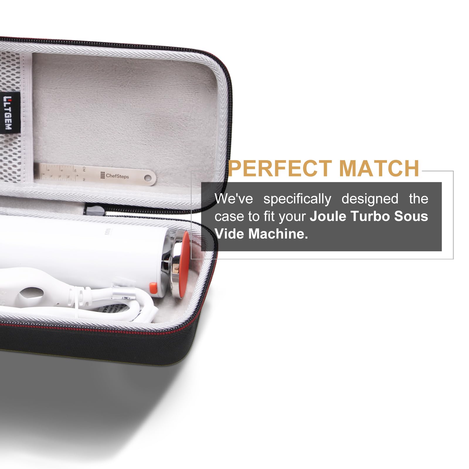 LTGEM carrying hrad storage case for Breville the Joule Turbo Sous Vide Machine - Travel Portable Storage Hard Case