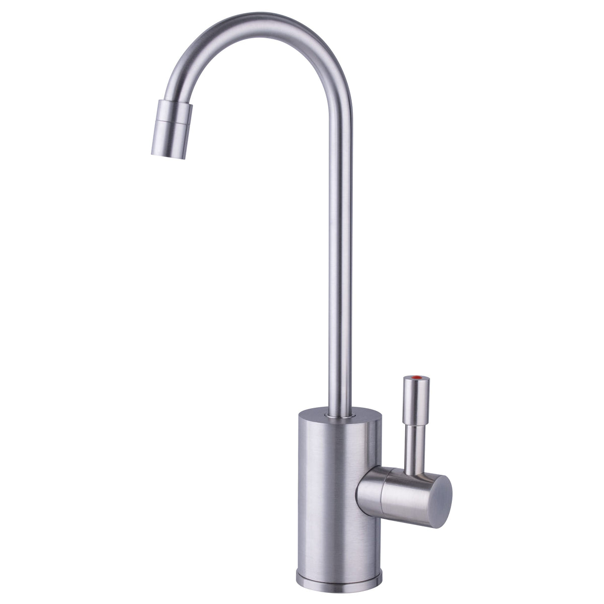 Ready Hot Rh-F570-Bn Faucet Only For Instant Tank, Insulated, Safety Lock On Handle, Single Lever Hot Water, Brushed Nickel Fini
