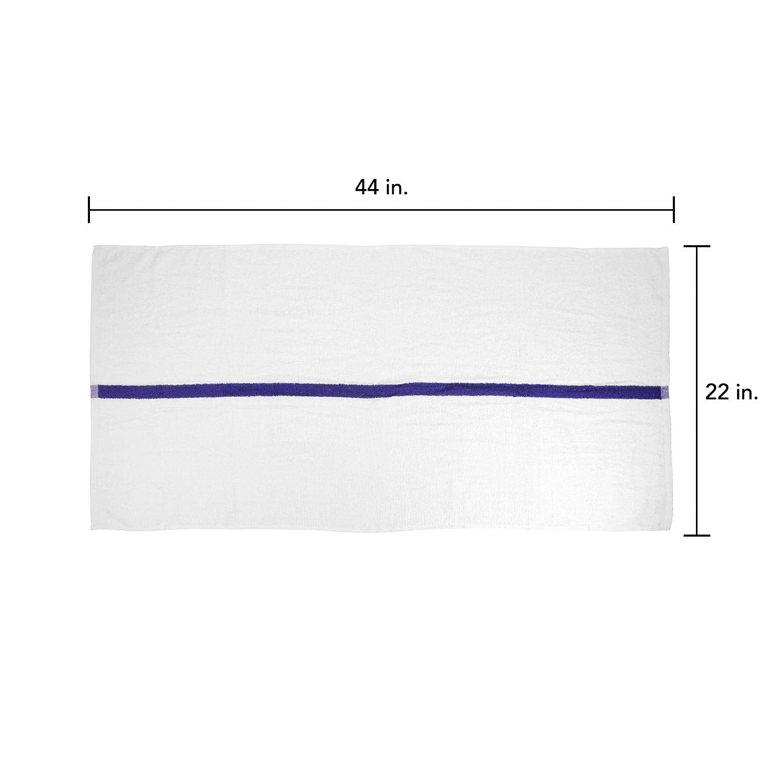 Arkwright White Bath Gym Towel - Pack Of 6 - Bulk 100% Cotton Soft Quick Dry Sweat Absorbent Hotel Quality Towels For Workout, B