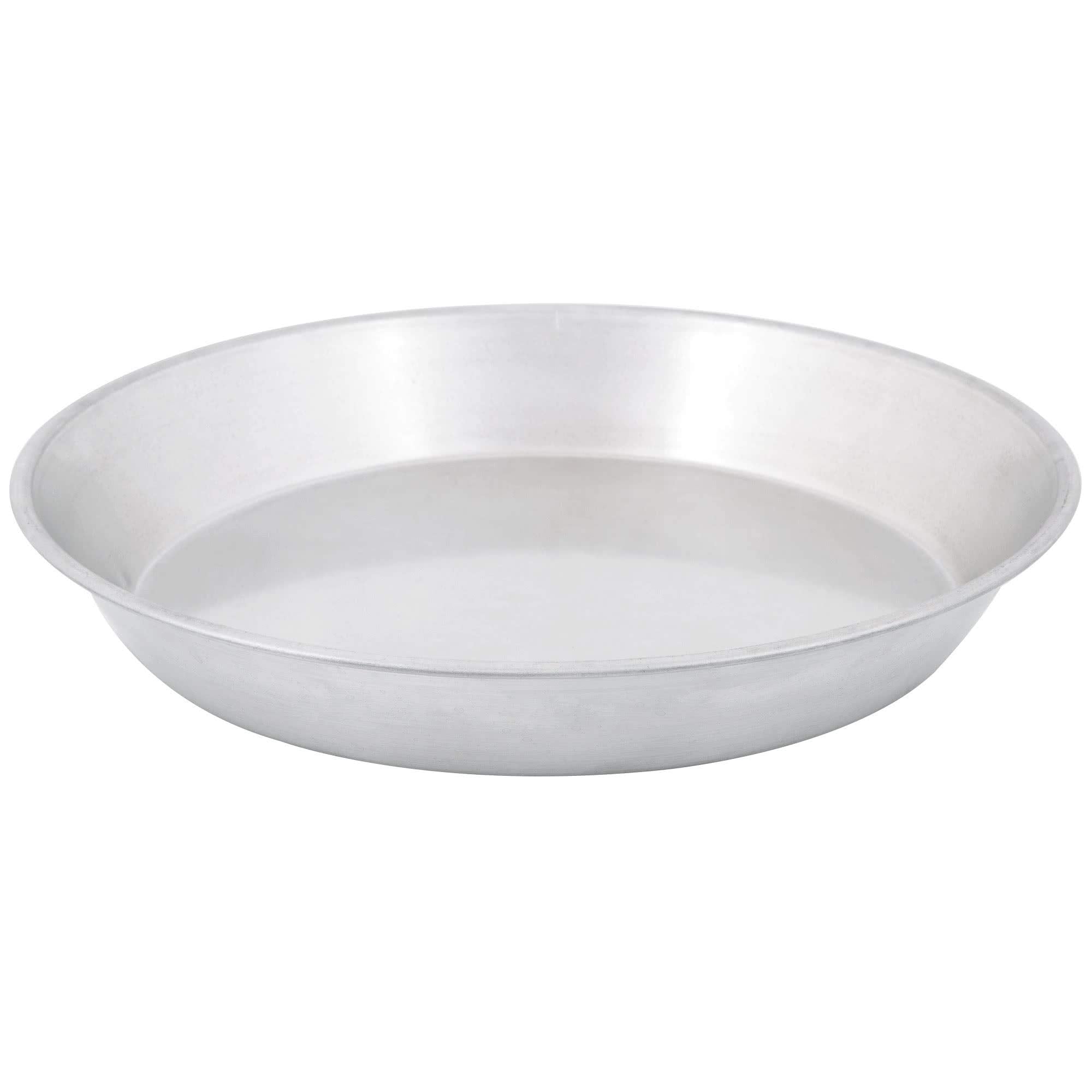 Pie Plate Aluminum Metal 10 Inch Pan - 21 Guage Commercial Grade - Set Of 10
