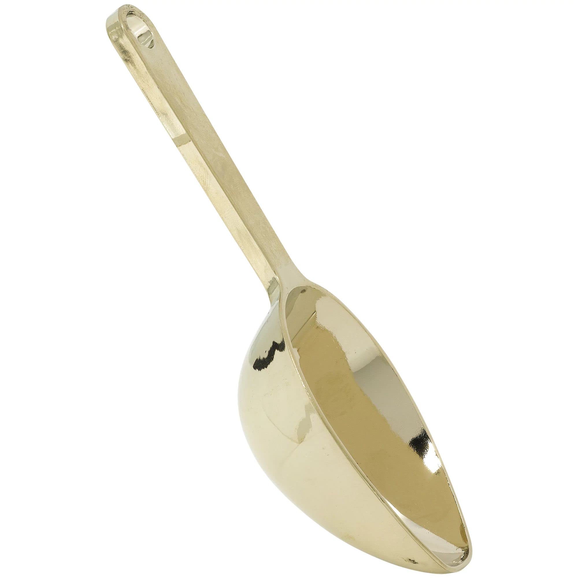 Premium Gold Candy Plastic Scoop - 6.5'' (Pack Of 1), Elegant & Stand-Out Design - Perfect For Candy Buffets & Dessert Stations