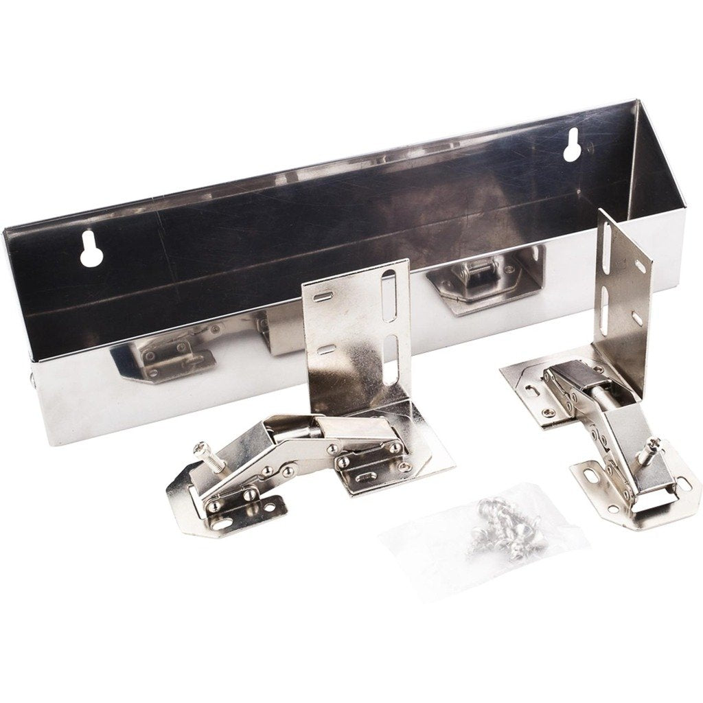 Hardware Resources Toss11-R Wide Sink Tipout Tray Pack, Stainless Steel