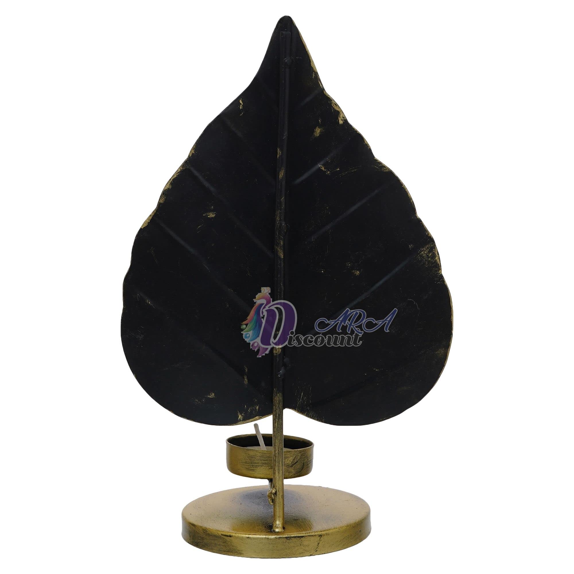 Discount ARA Leaf Ganesh Tealight Candle Holder/Tealight Holder/Diwali Gift Items/Festival Decoration Items/Wedding Gift Item/We