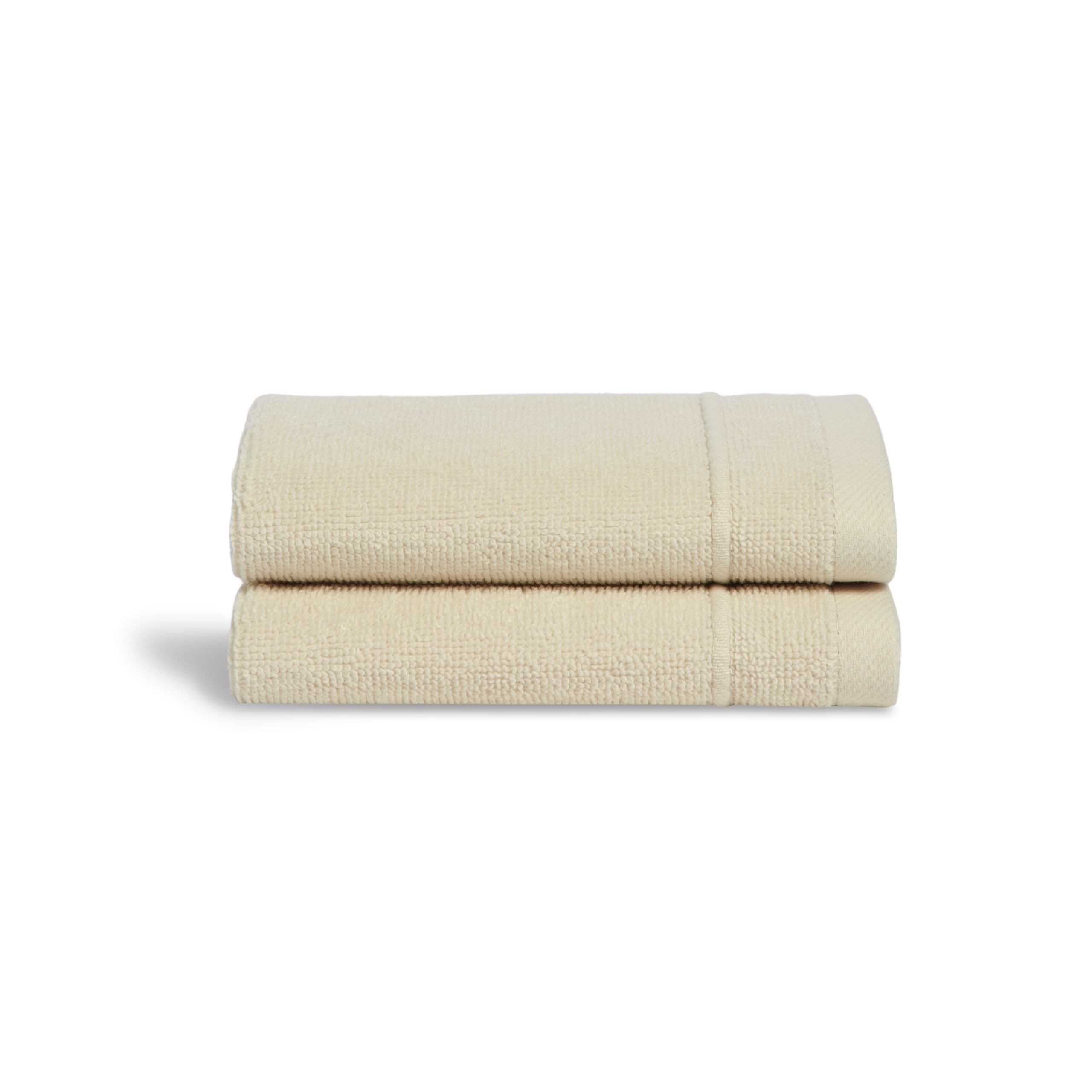 Brooklinen Classic Turkish Cotton Washcloths - Set Of 2, Vanilla, 100% Cotton | Soft And Highly Absorbent Towels