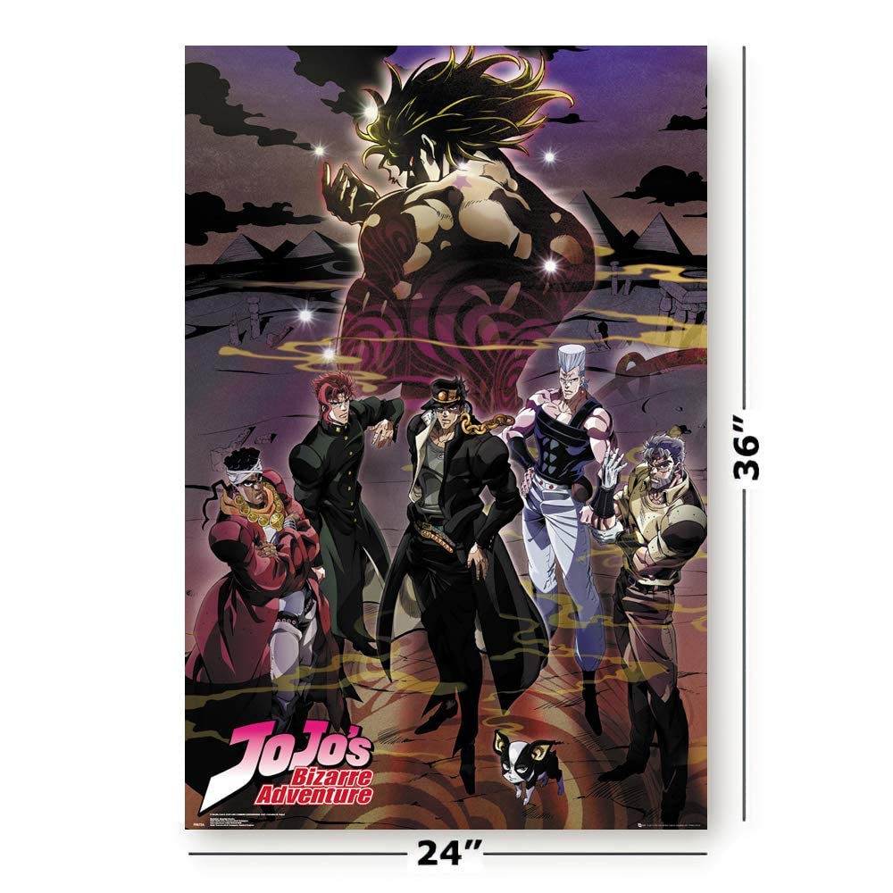 Jojo'S Bizarre Adventure Poster Limited Anime Version, Size 24X36