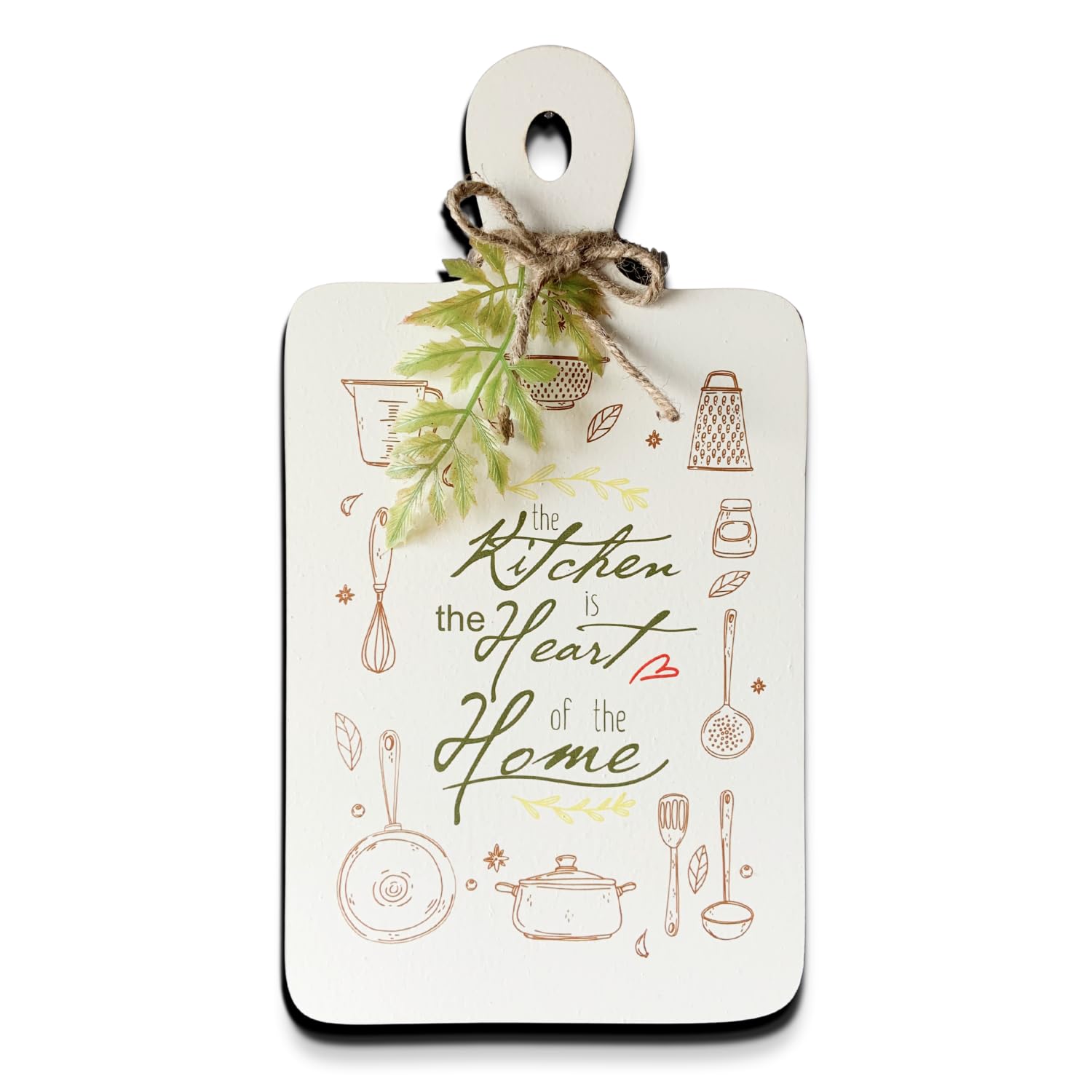 Chalk My Theme Kitchen Is The Heart Of Home Quote In Wood Print Colorful Choapboard Design Kitchen Wall Hanging Decor For Home D