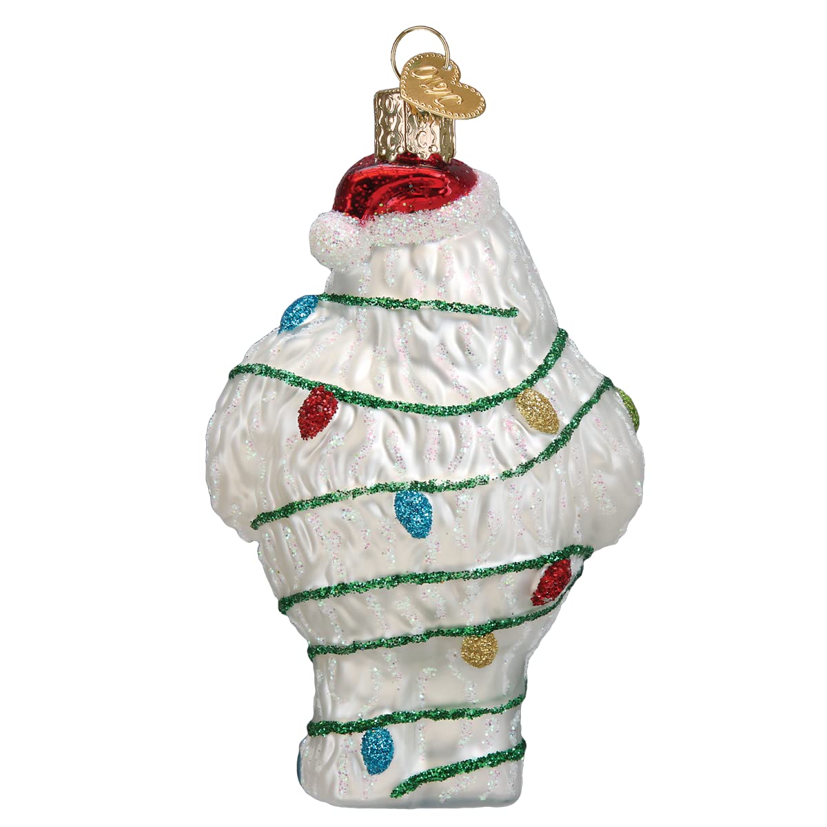 Old World Christmas Bumble (Rudolph The Red-Nosed Reindeer) Glass Blown Ornament for Christmas Tree, Handcrafted Holiday Decorat