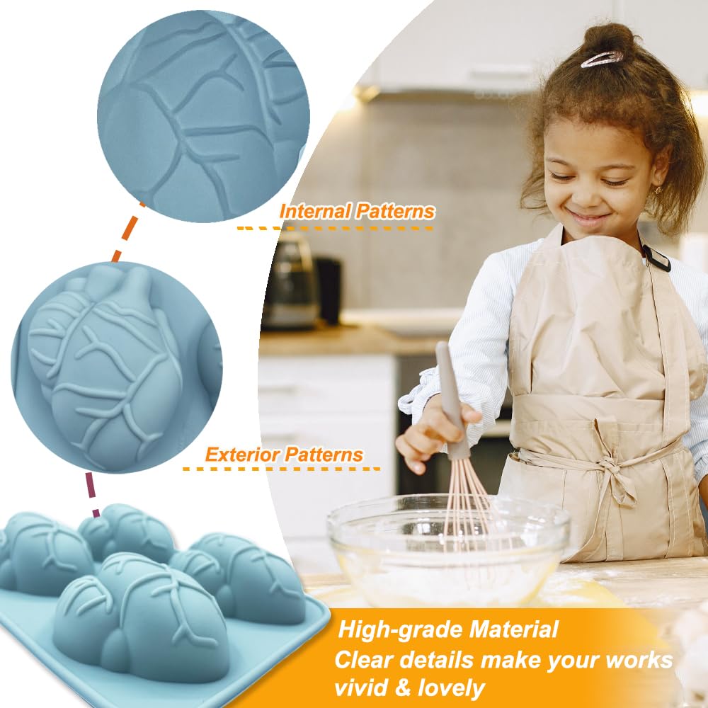 3D Human Heart Silicone Molds, 2 Pack Realistic Halloween Organ Shapes Silicone Muffin Molds For Chocolate Pudding Dessert Jelly