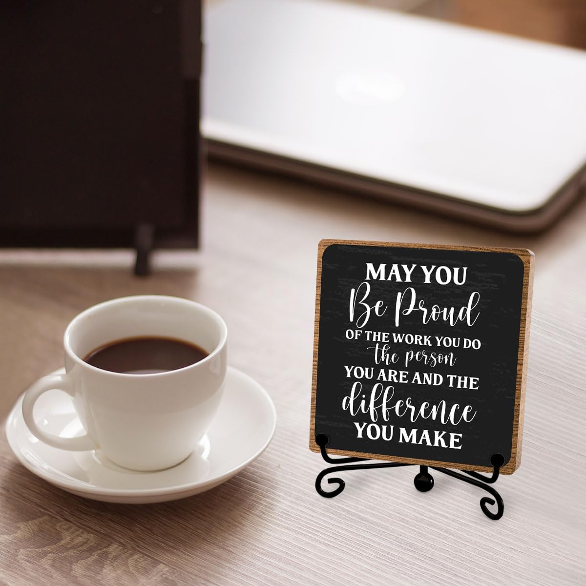 Inspirational Office Sign, Coworker Appreciation Gifts, Going Away Gifts for Women Men, Office Table Desk Cubicles Accessories D