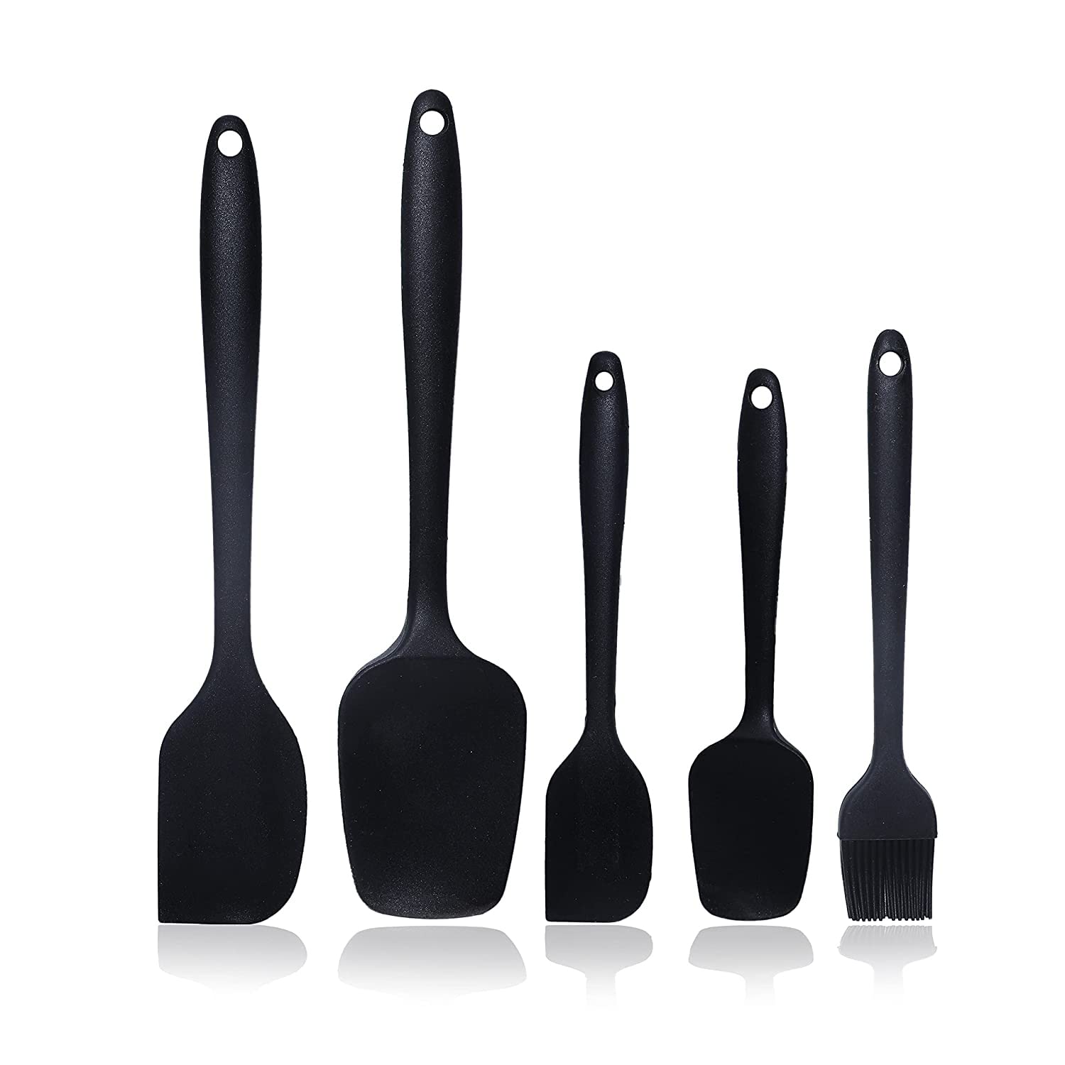 Tgopit Spatula, Silicone Spatula Set, Rubber Spatula, Food Grade Spatulas For Nonstick Cookware, Kitchen Utensils For Baking, Co