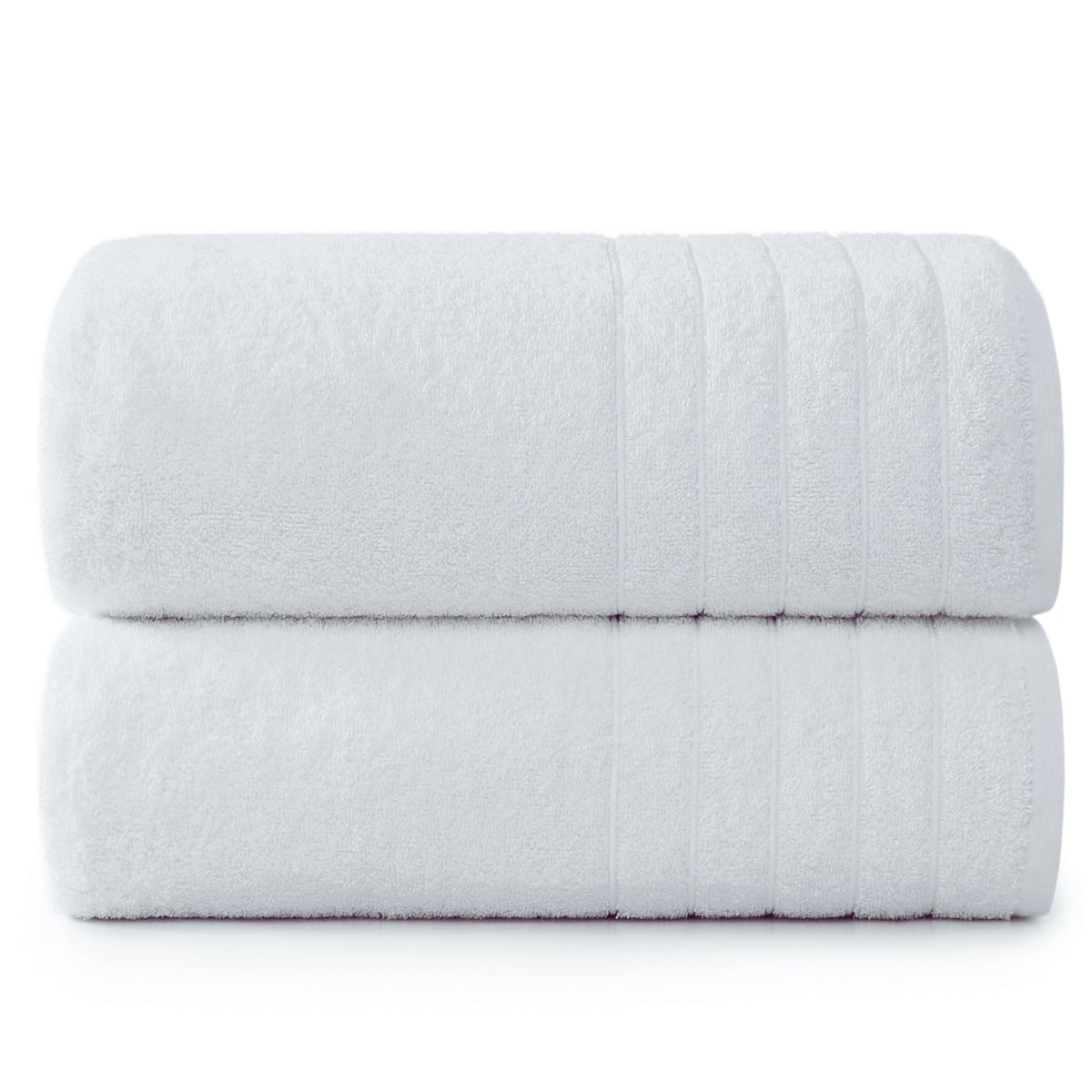 Casa Platino Bath Sheets, 2 Pack Bath Sheet(36''X 72''), 100% Ringspun Cotton Towels, White Towels For Bathroom, Absorbent Towel