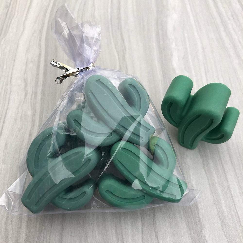 Fewo 8-Cavity Cactus Ice Cube Tray, Cacti Silicone Mold For Chocolate, Candy, Cookie, Fondant, Gummy, Jello, Baking, Candle, Cup