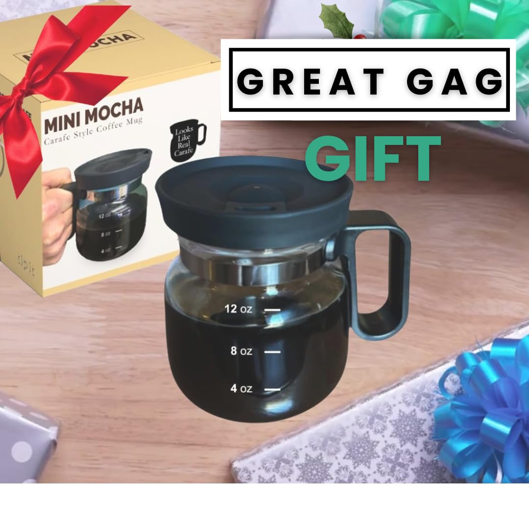 Mini Mocha - Coffee Pot Coffee Mug - 16 oz Funny Coffee Pot Mug - Great Novelty Mug That Friends & Coworkers will love - Makes a