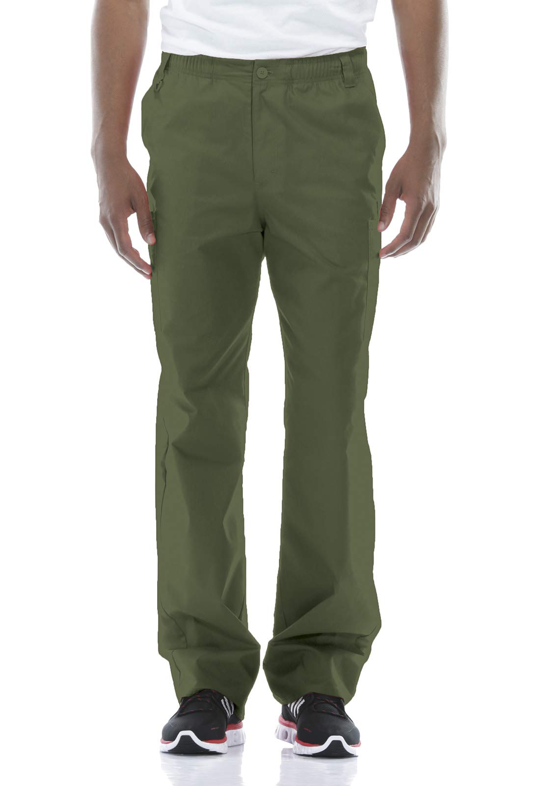 Dickies Mens Big And Tall Signature Elastic Waist Scrubs Pant, Pewter, Xxxx-Large