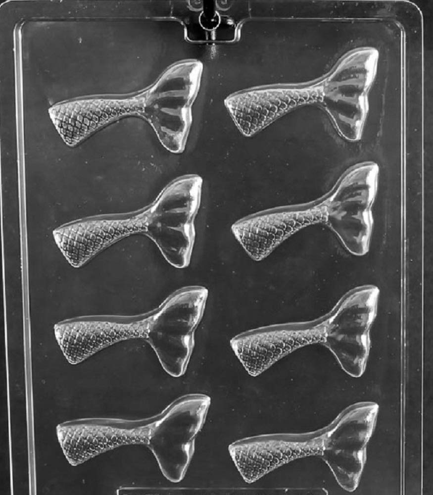 Grandmama'S Goodies N067 Mermaid Tail Chocolate Candy Mold With Exclusive Molding Instructions