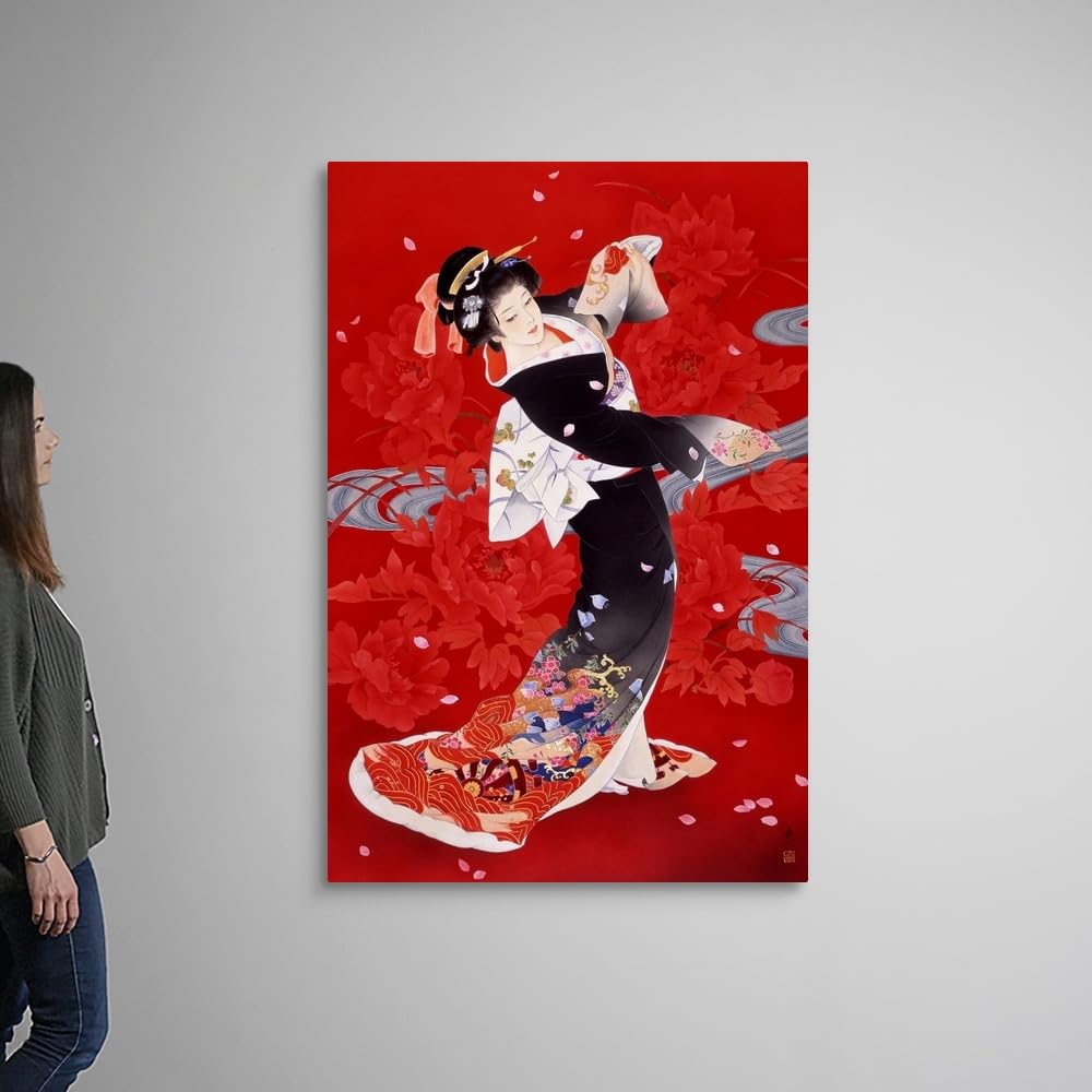 Canvas On Demand Hien Canvas Wall Art Print By Haruyo Morita, Figurative, Home Decor, Beauty Artwork, 40''X60''