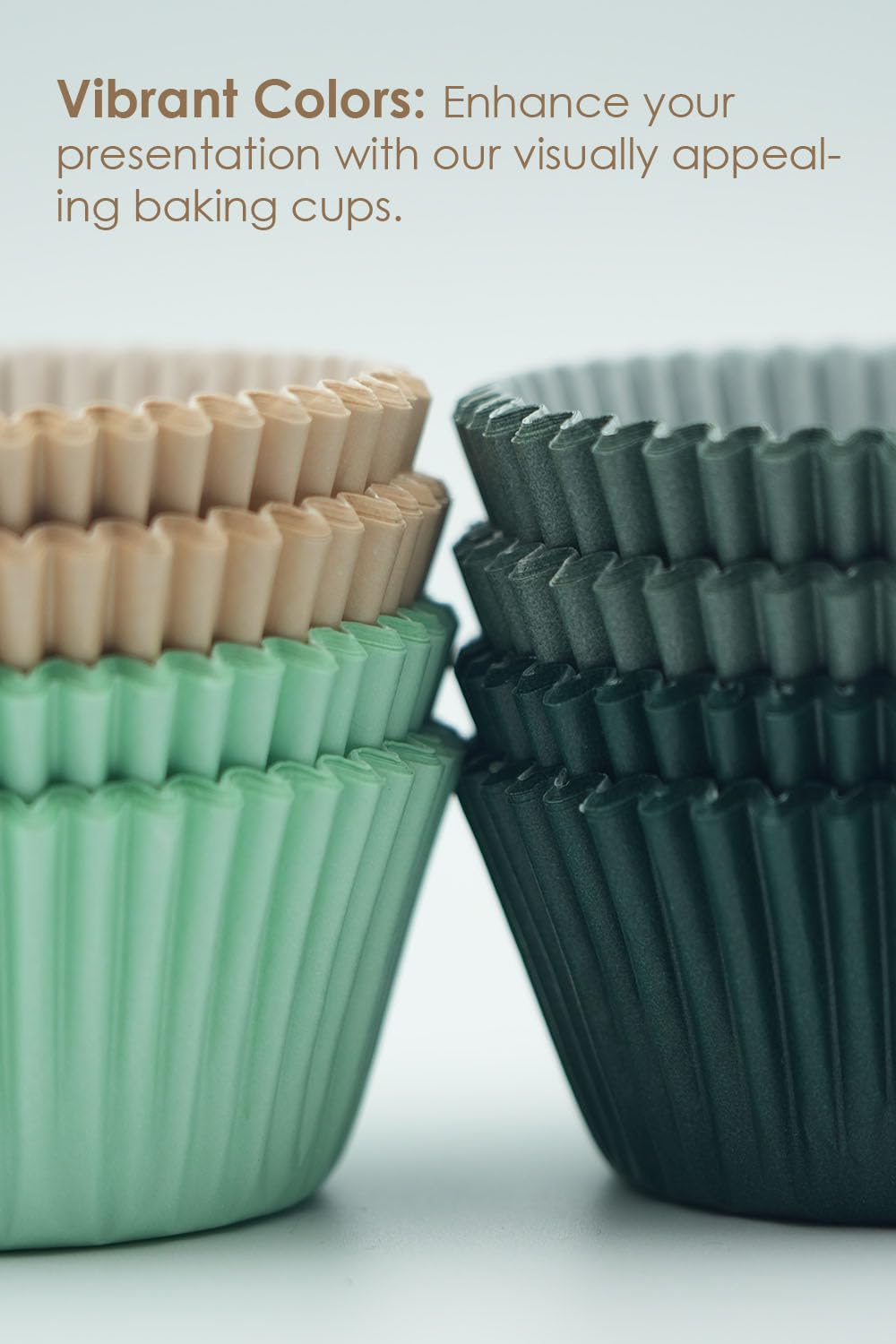 Bake Choice Cupcake Liners 200 Pcs Paper Muffin Cups Standard Cupcake Wrappers, Cup Cake Paper Cup, Food Grade Paper Cupcake Lin