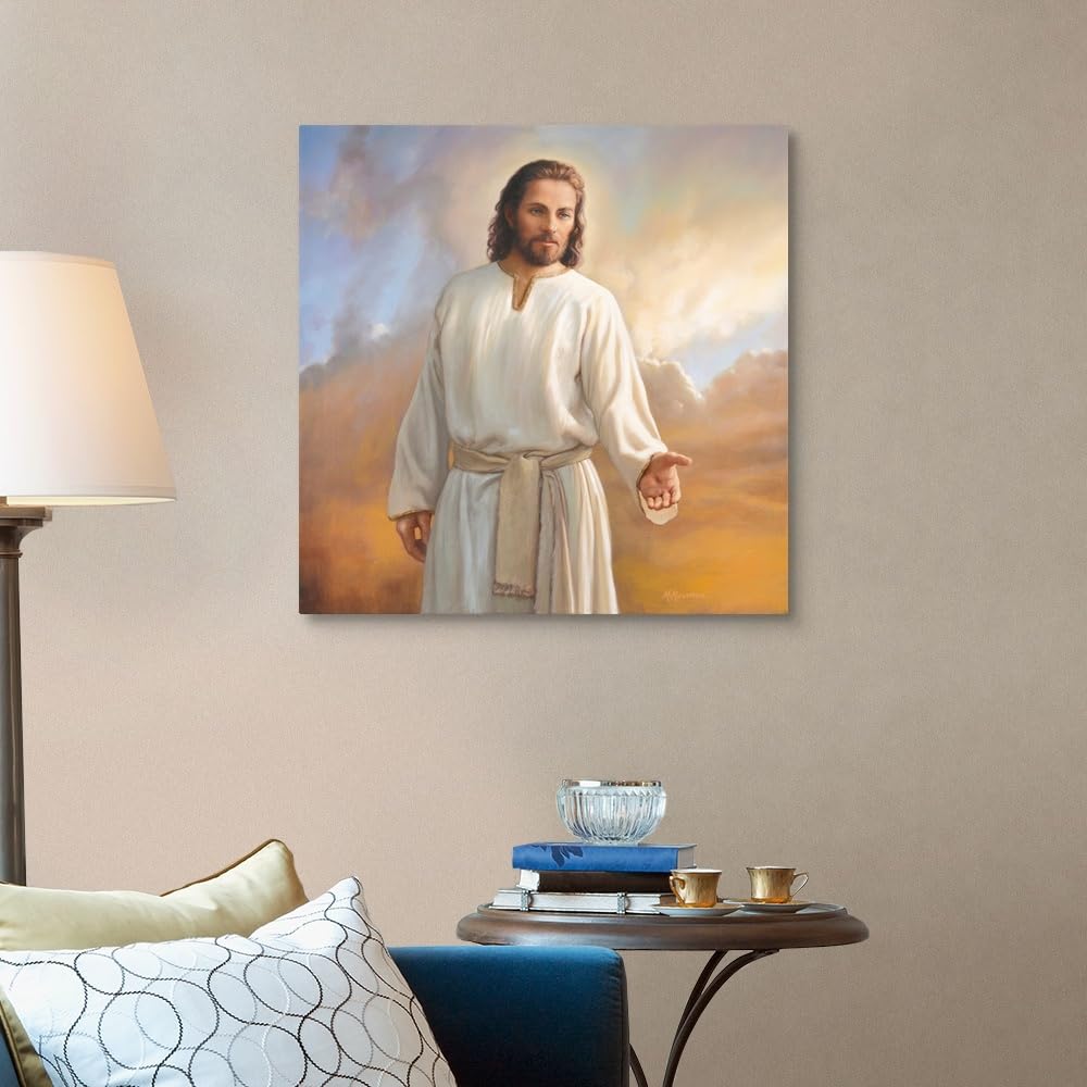 Canvas On Demand I Am Canvas Wall Art Print By Mark Missman, Traditional, Home Decor, Christian, Christianity Artwork, 30''X30''