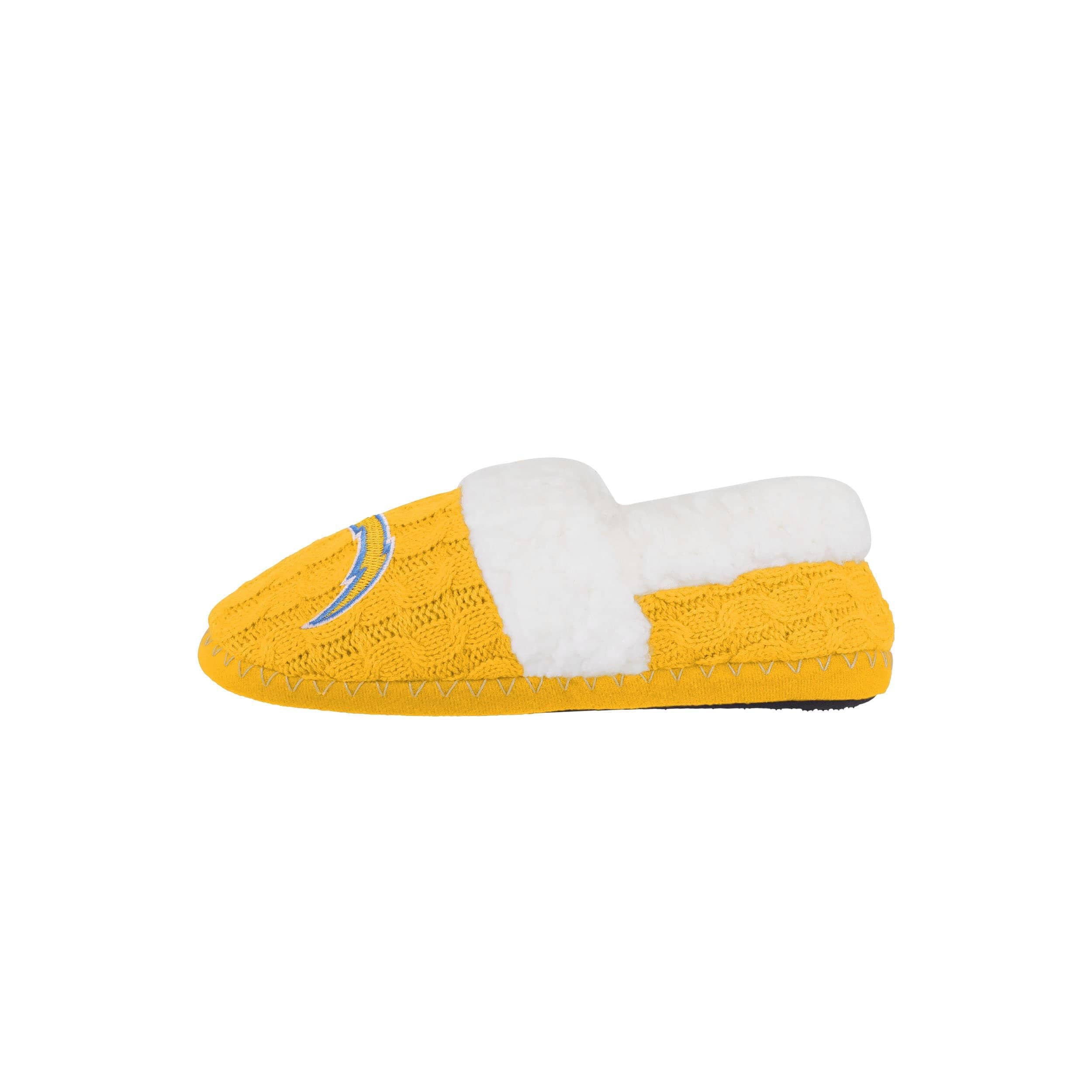 Los Angeles Chargers Nfl Nfl Womens Team Color Moccasin Slipper - S
