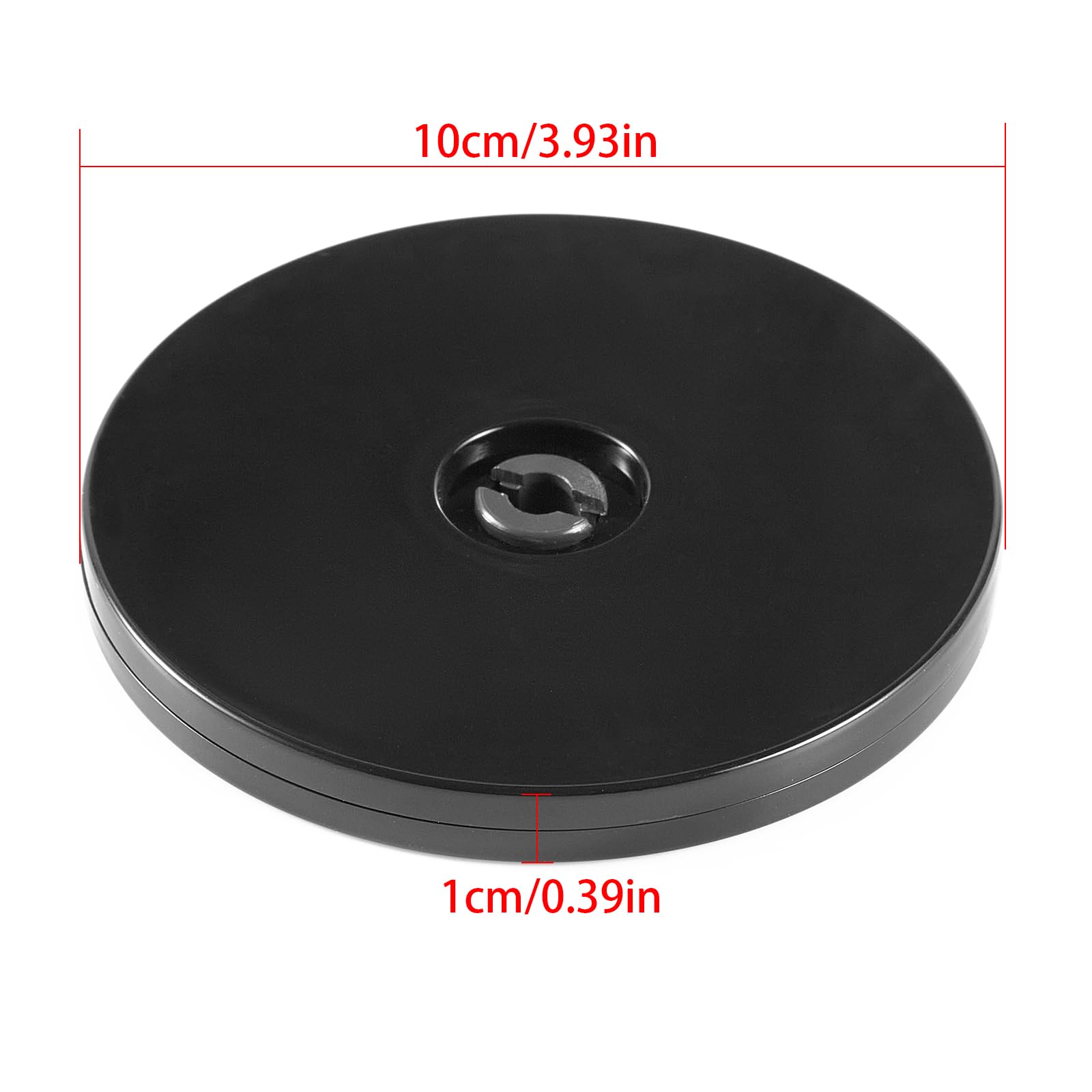 Hstech 4    Lazy Susan Turntable Black Acrylic Ball Bearing Rotating Tray For Spice Rack Table Cake Kitchen Pantry Decorating Tv
